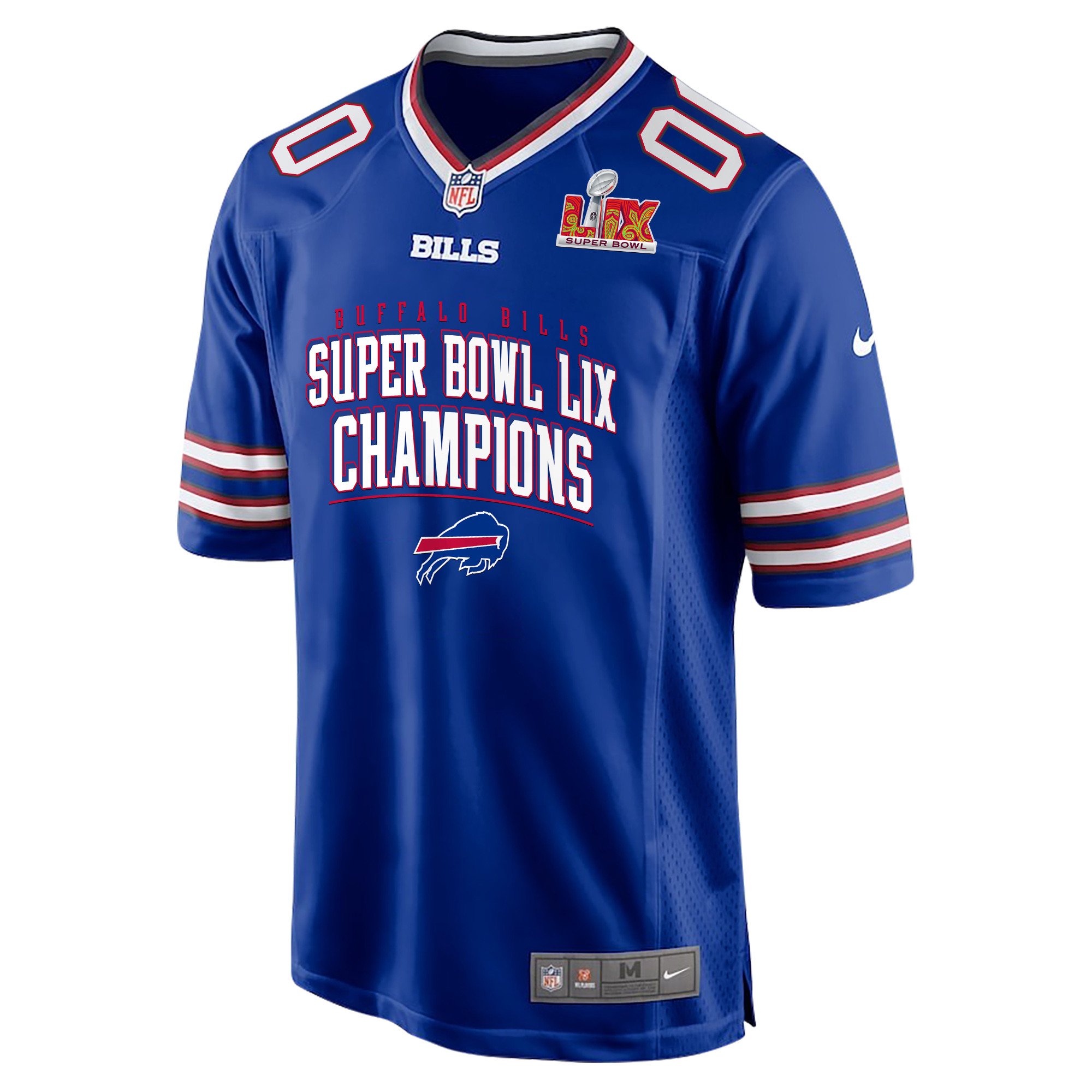 Alternative view of Buffalo Bills Super Bowl LIX Champions Game Jersey - Men's | Royal