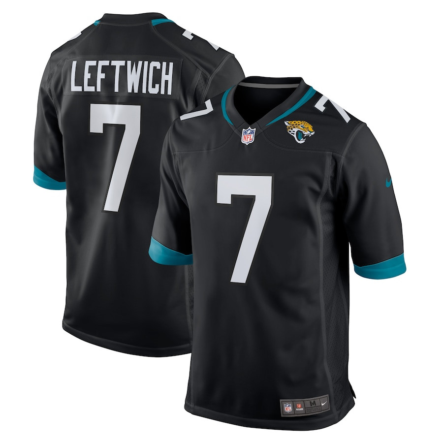 Byron Leftwich #7 Jacksonville Jaguars Alternate Game Jersey - Men's | Black