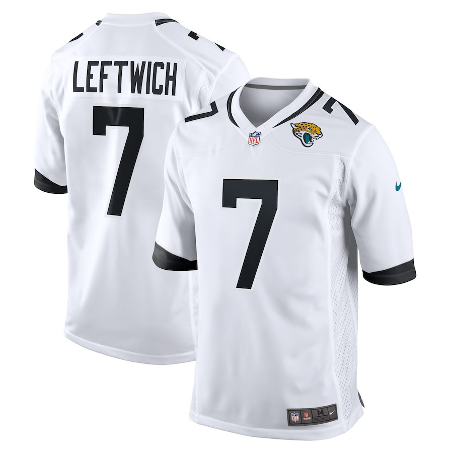 Byron Leftwich #7 Jacksonville Jaguars Game Jersey - Men's | White