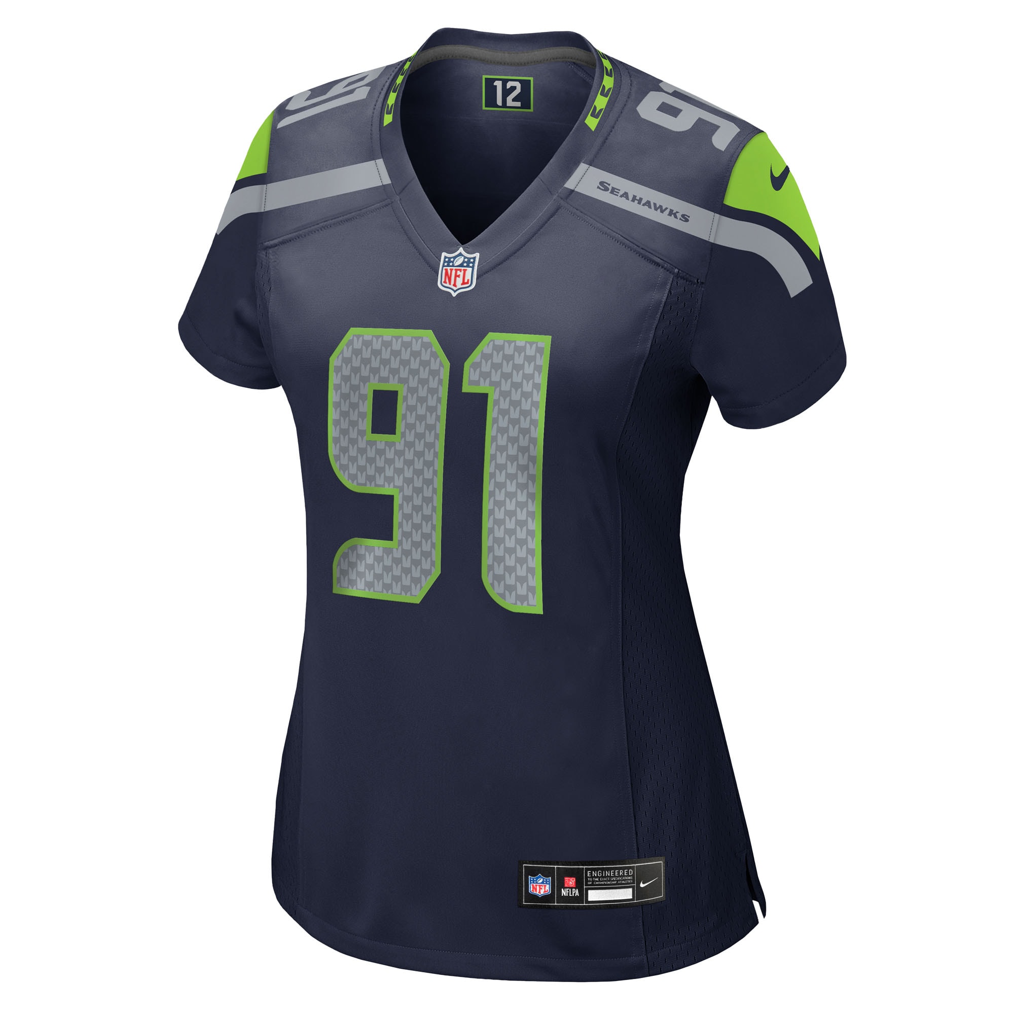 Alternative view of Byron Murphy II Seattle Seahawks Game Jersey - Women's