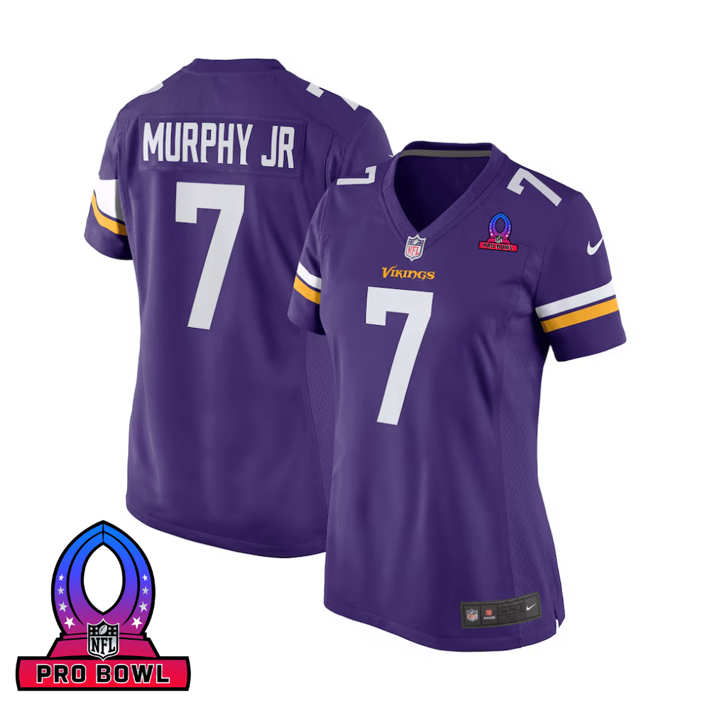 Byron Murphy Jr. #7 Minnesota Vikings Game Jersey - Women's | Purple