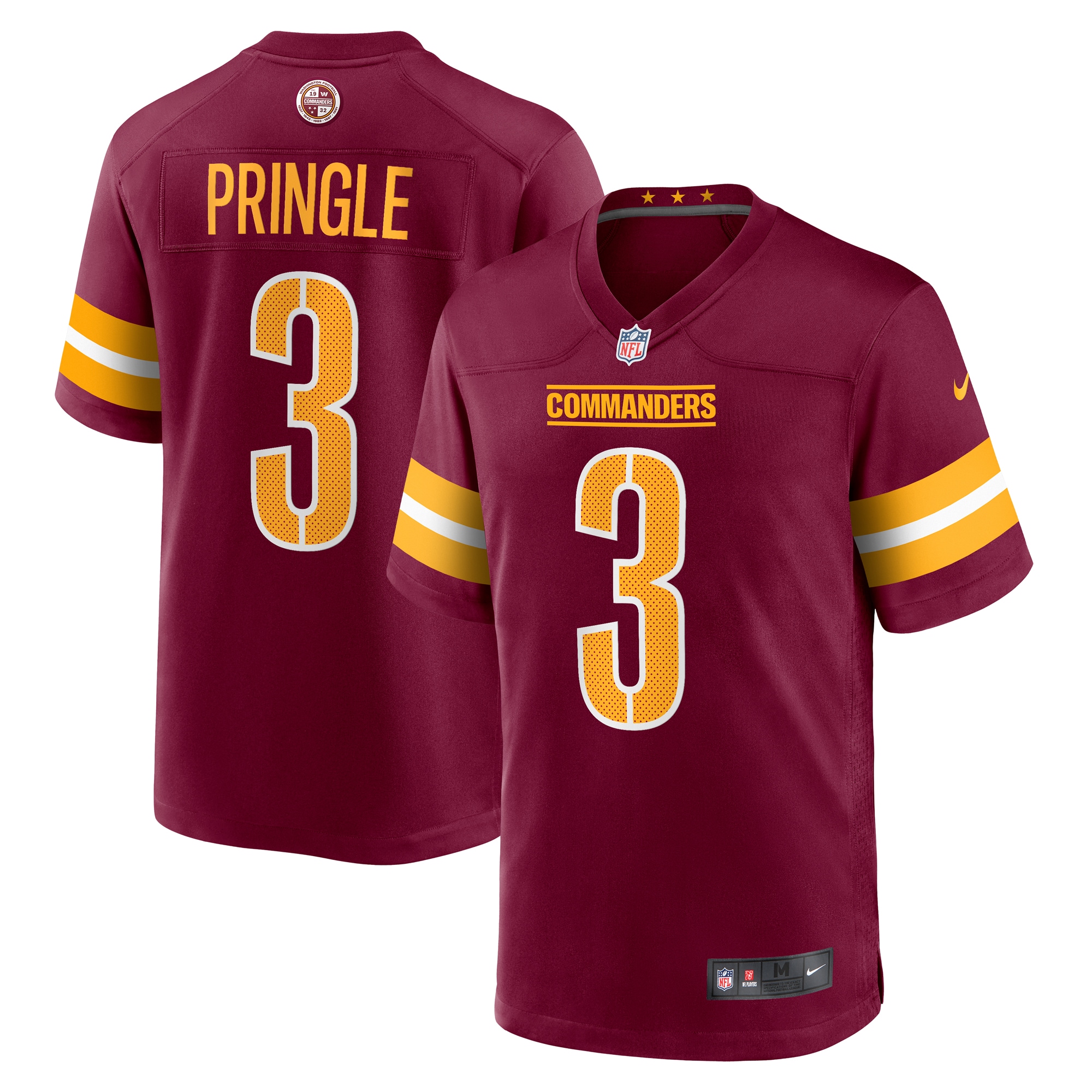 Byron Pringle Washington Commanders Game Jersey - Men's