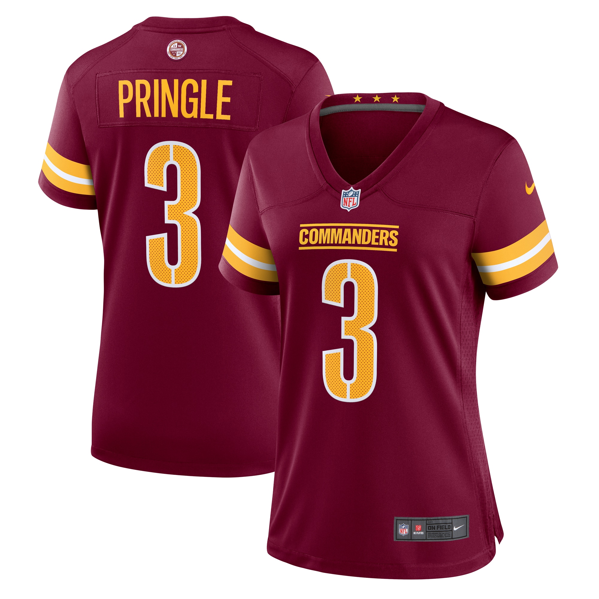 Byron Pringle Washington Commanders Game Jersey - Women's