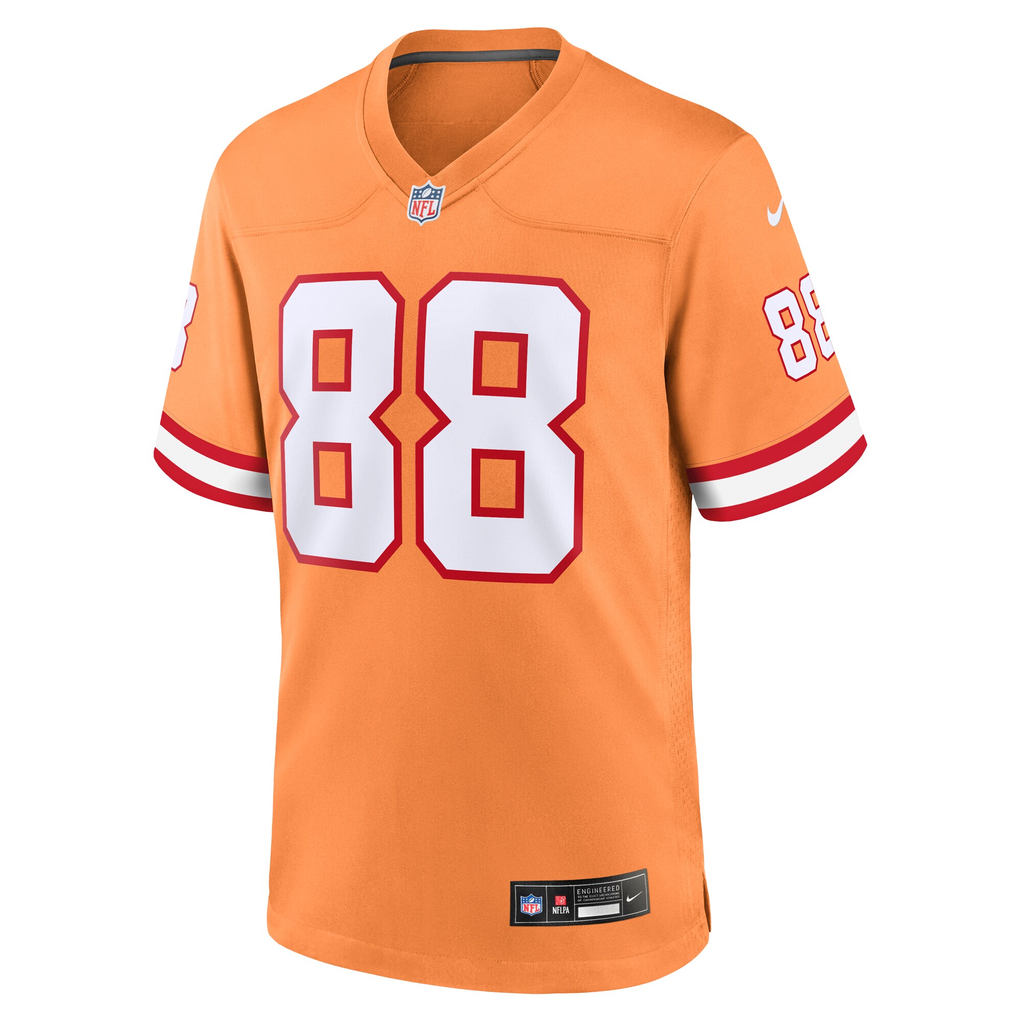 Alternative view of Cade Otton Tampa Bay Buccaneers Throwback Game Jersey - Men's