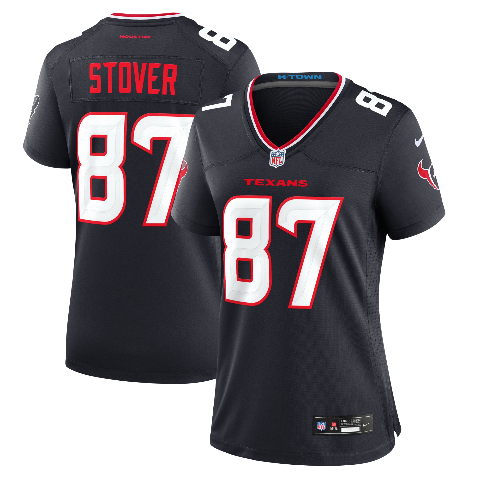 Cade Stover Houston Texans Game Jersey - Women's