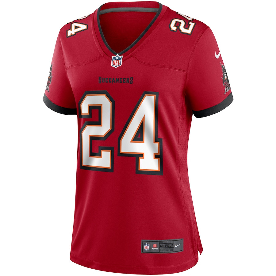 Alternative view of Cadillac Williams #24 Tampa Bay Buccaneers Game Jersey - Women's | Red