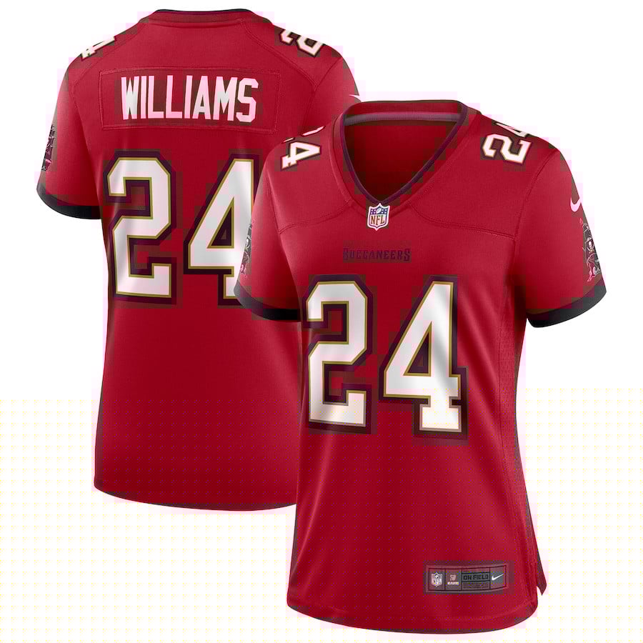Cadillac Williams #24 Tampa Bay Buccaneers Game Jersey - Women's | Red