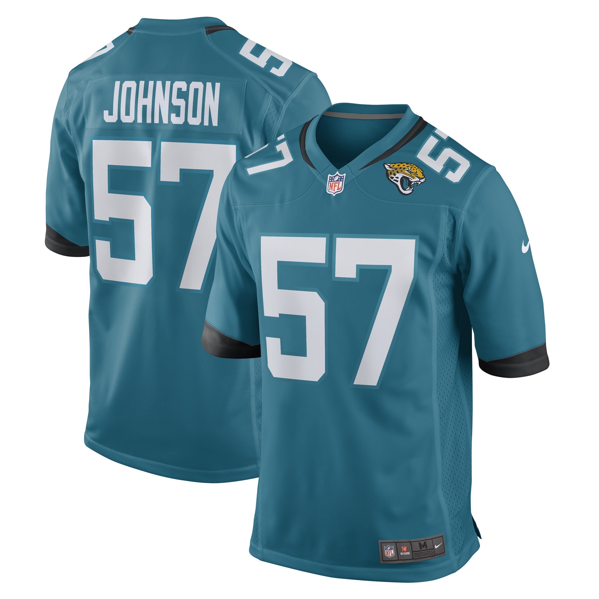 Caleb Johnson Jacksonville Jaguars Game Jersey - Men's