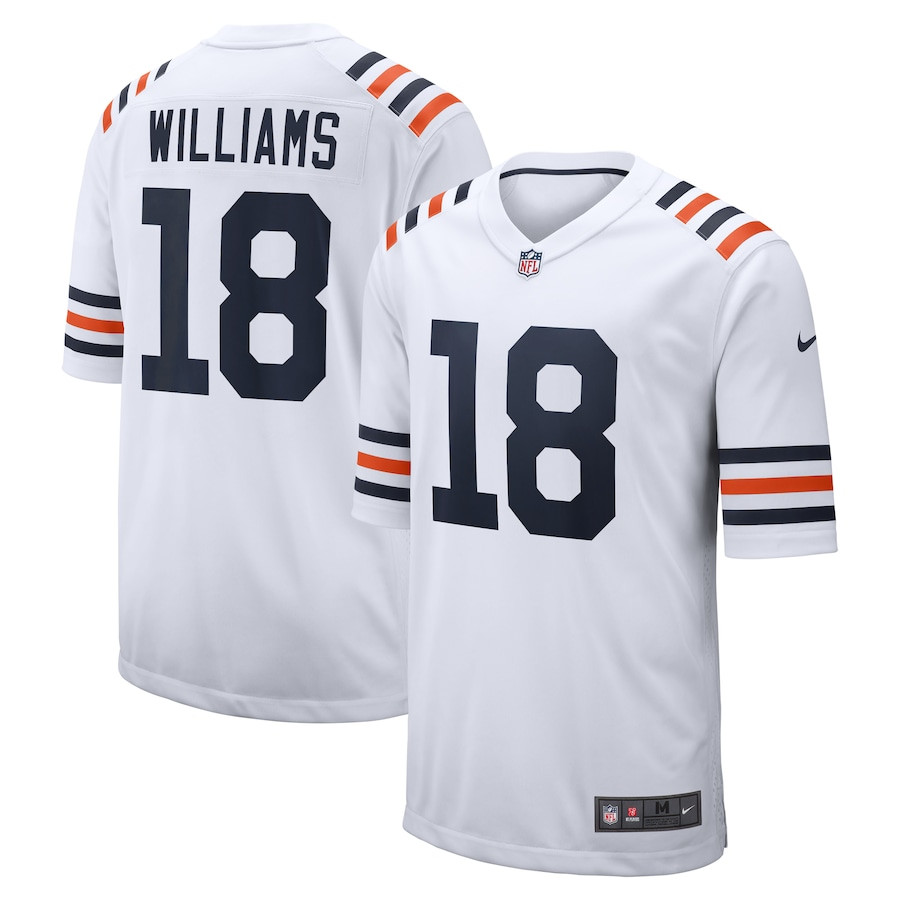 Caleb Williams #18 Chicago Bears 2nd Alternate Game Jersey - Men's | White