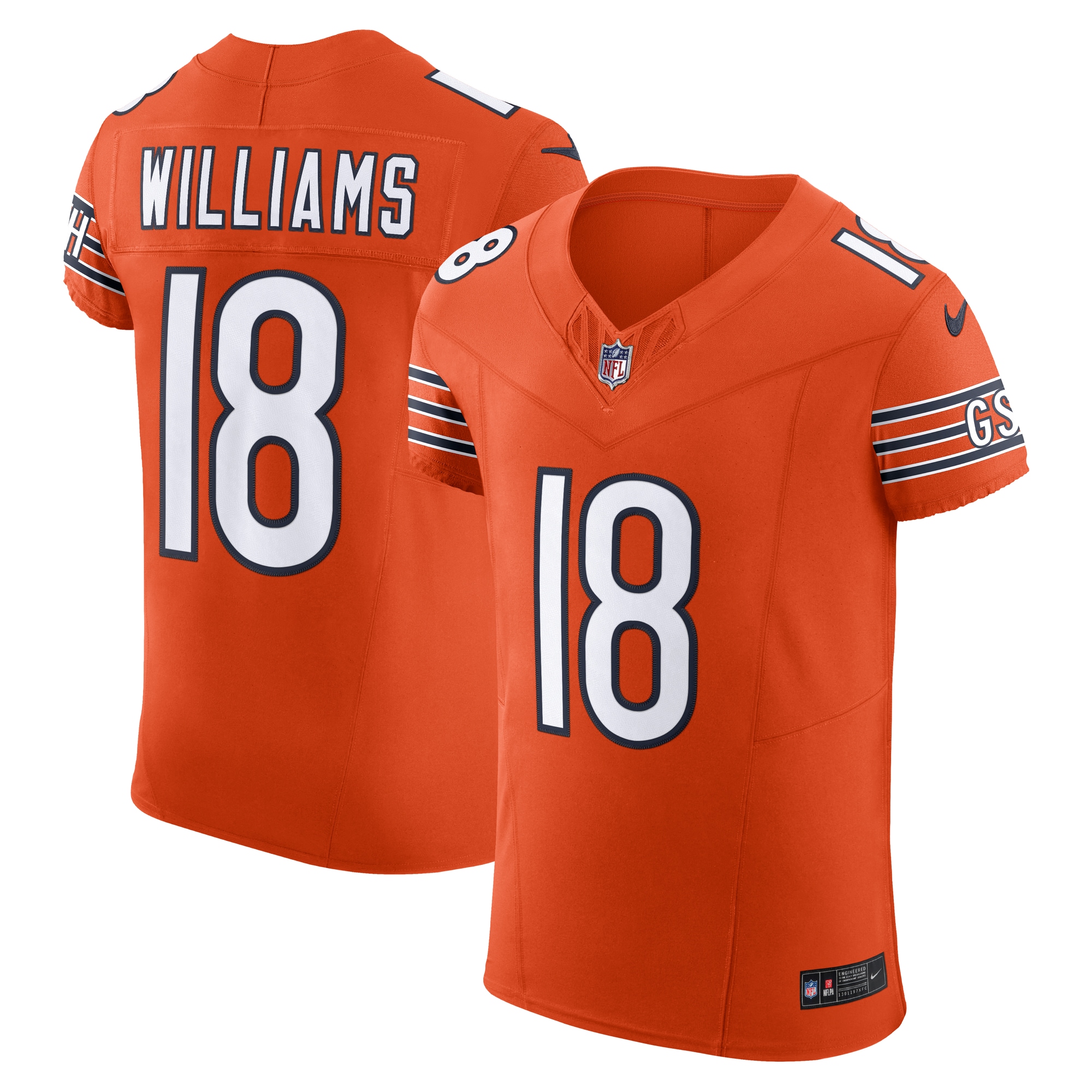 Caleb Williams Chicago Bears Alternate Elite Jersey - Men's