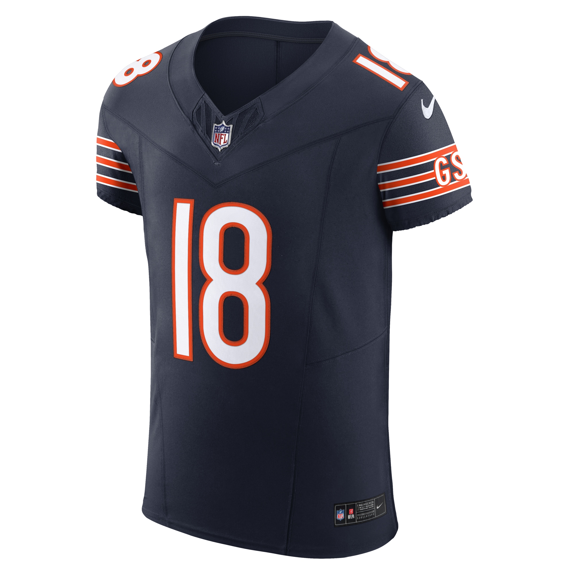Alternative view of Caleb Williams Chicago Bears Elite Jersey - Men's