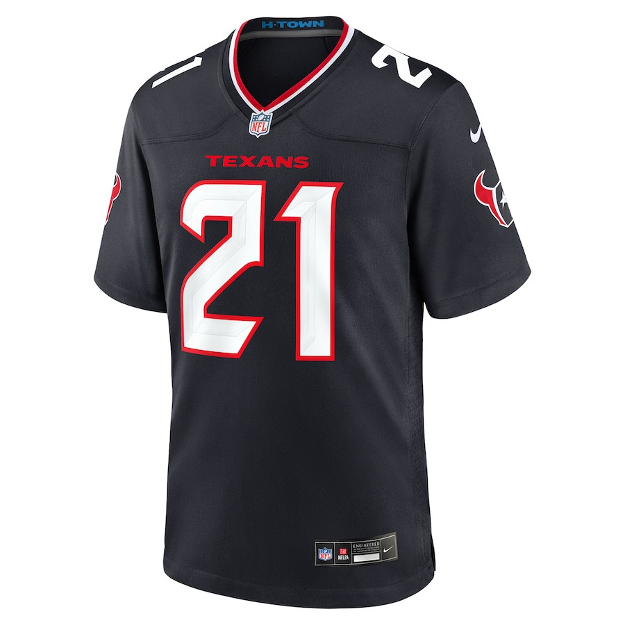 Calen Bullock #21 Houston Texans Game Jersey - Men's | Navy - Image 2