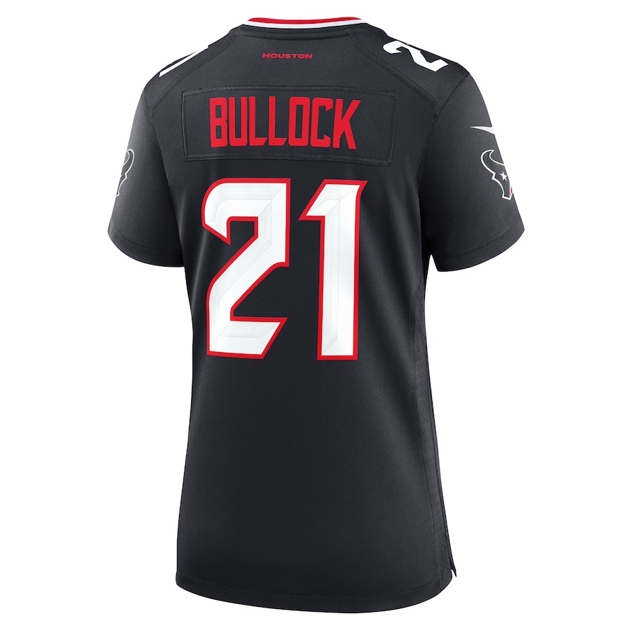 Calen Bullock #21 Houston Texans Game Jersey - Women's | Navy - Image 3