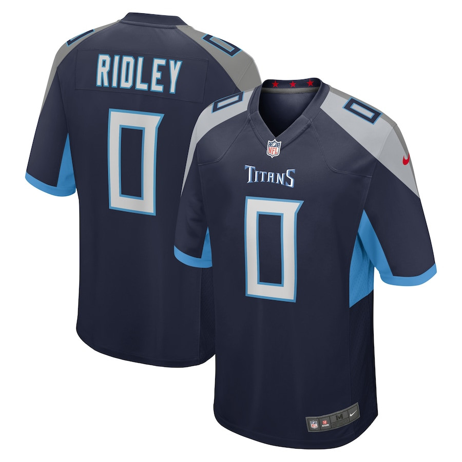 Calvin Ridley #0 Tennessee Titans Game Jersey - Men's | Navy