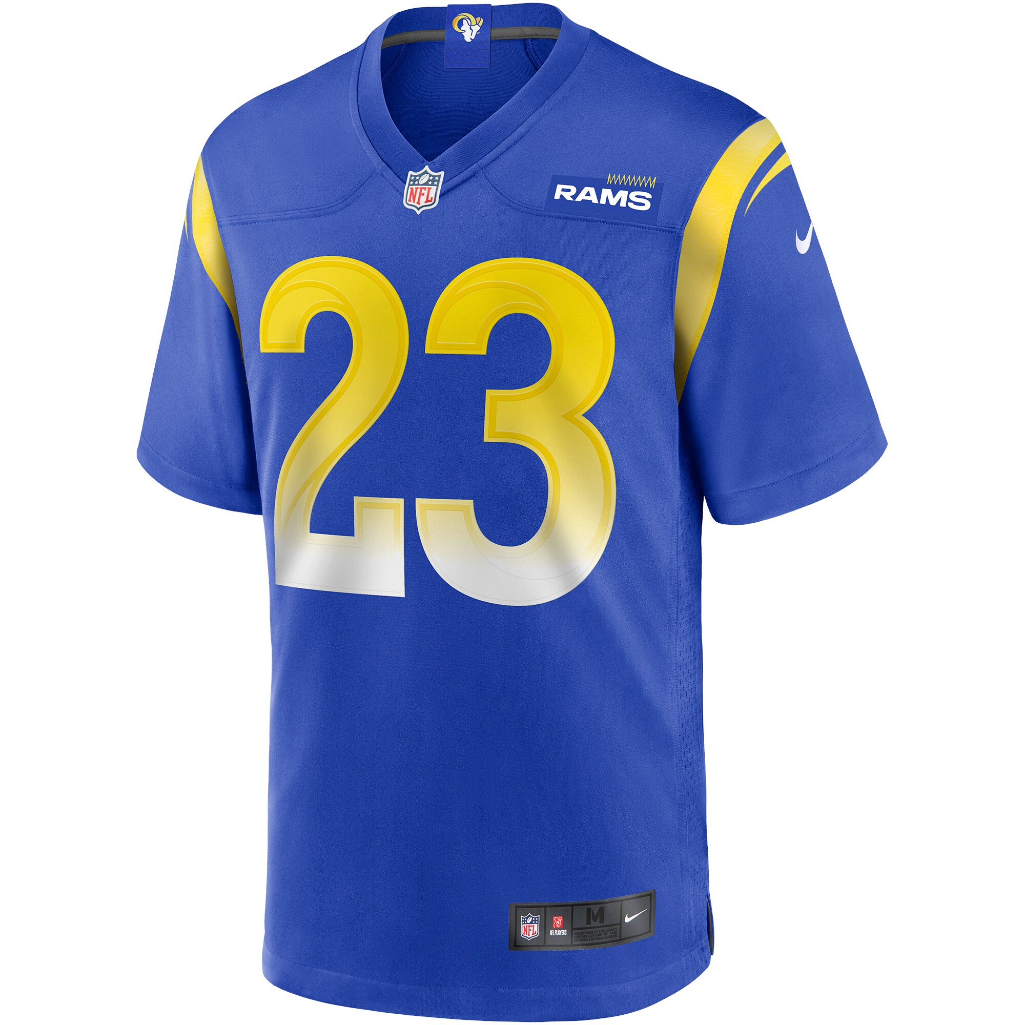 Alternative view of Cam Akers Los Angeles Rams Game Jersey - Men's