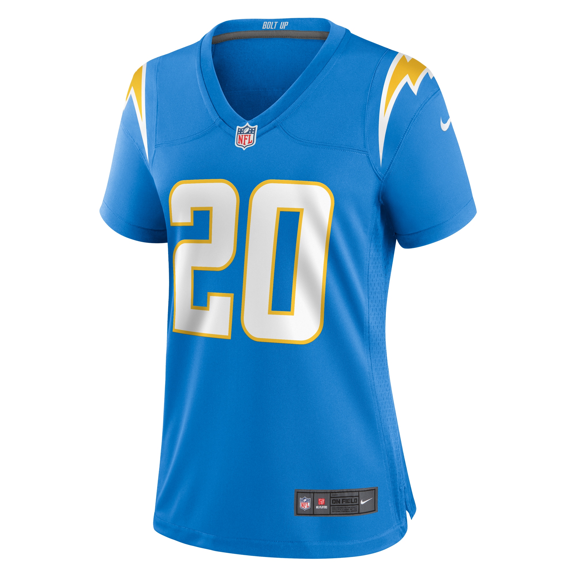 Alternative view of Cam Hart Los Angeles Chargers Game Jersey - Women's
