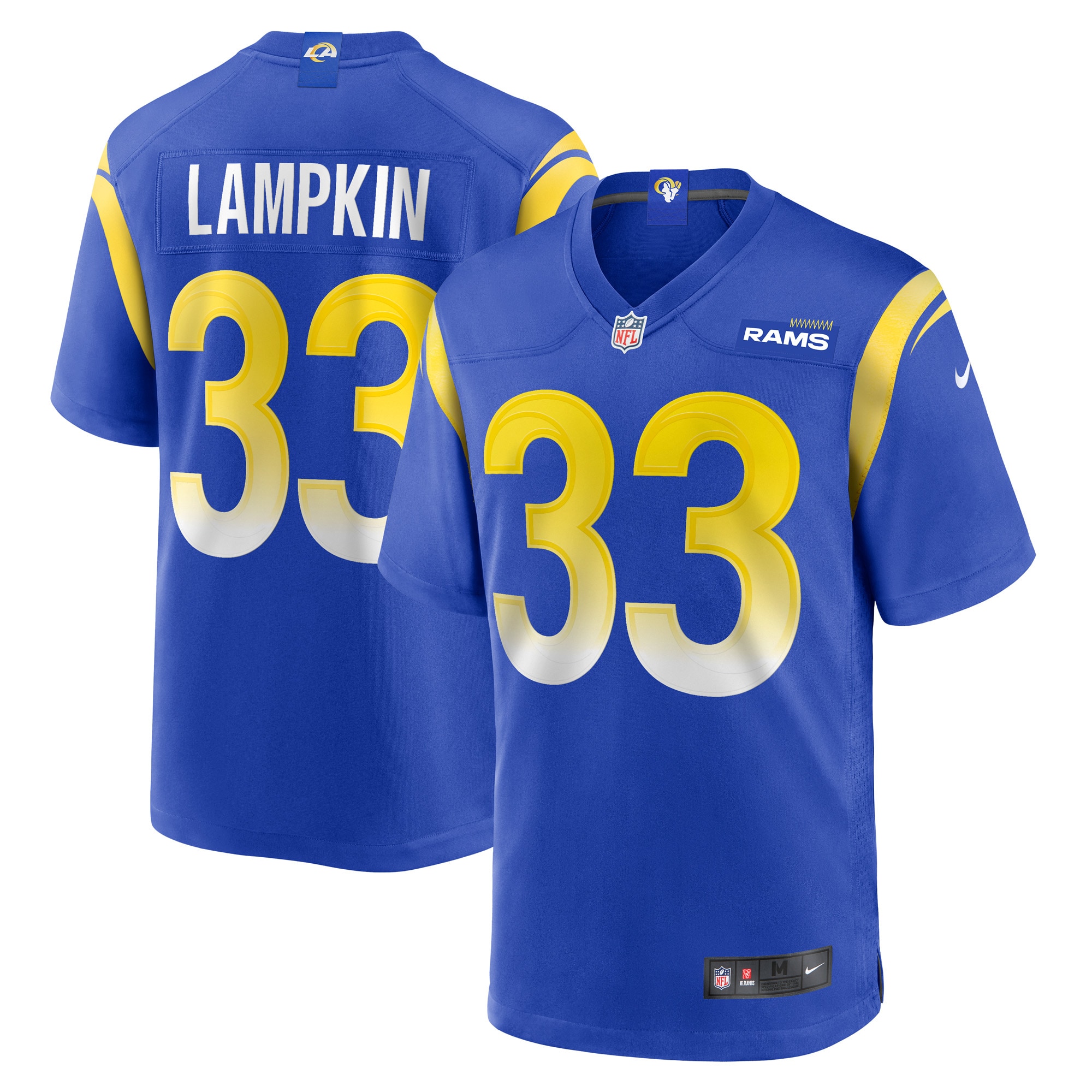 Cam Lampkin Los Angeles Rams Game Jersey - Men's