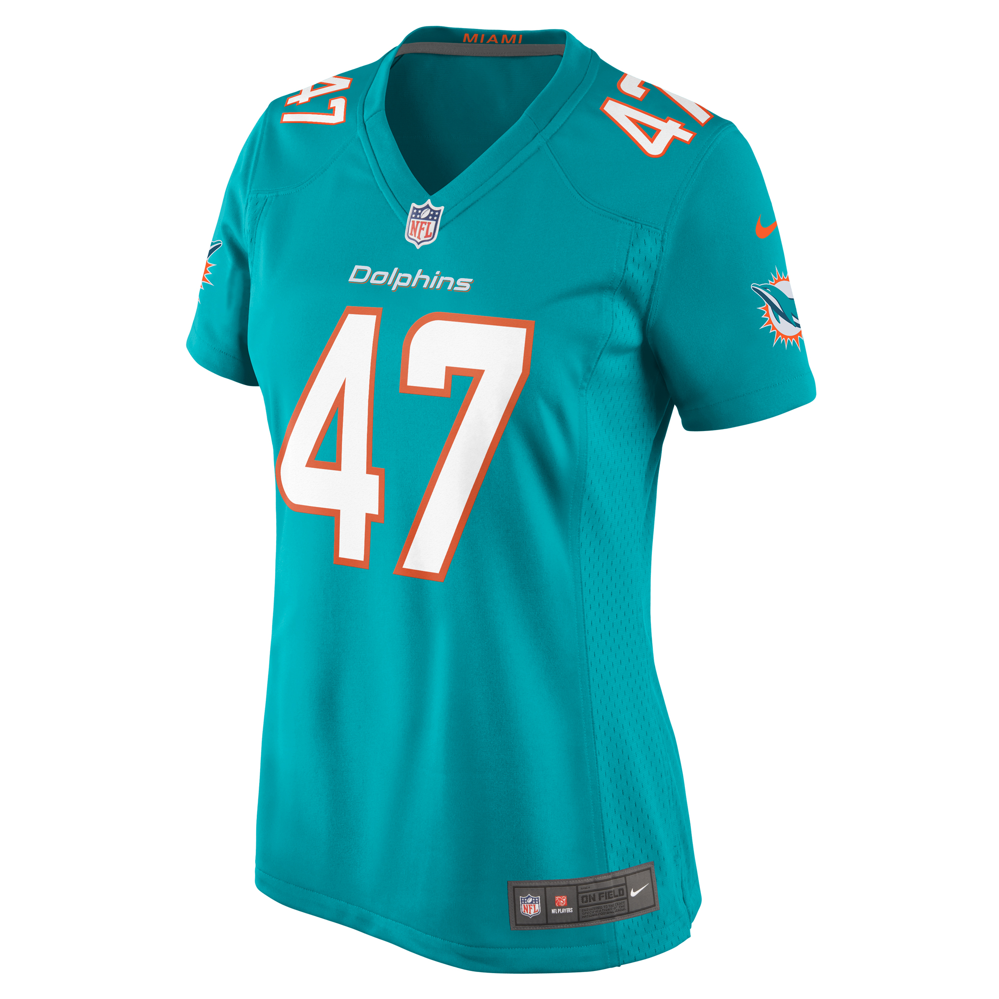 Alternative view of Cam Miami Dolphins Game Jersey - Women's