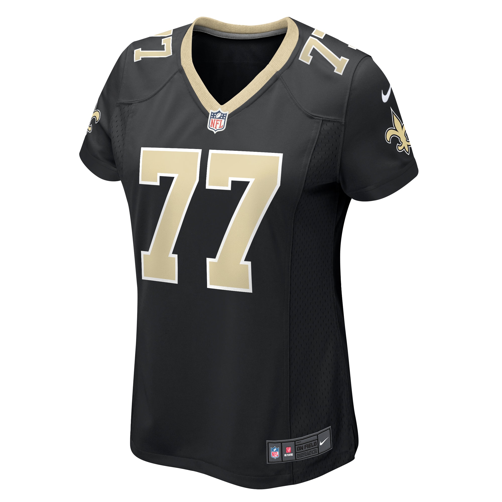 Alternative view of Cameron Erving New Orleans Saints Game Jersey - Women's