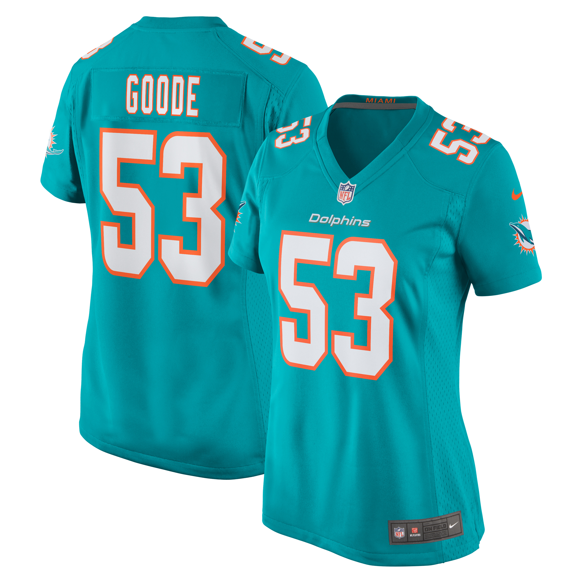 Cameron Goode Miami Dolphins Game Jersey - Women's