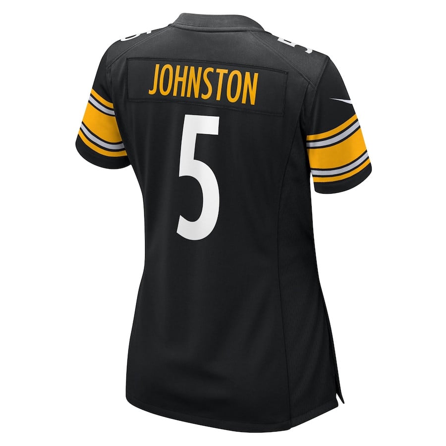 Cameron Johnston #5 Pittsburgh Steelers Game Jersey - Women's | Black - Image 3