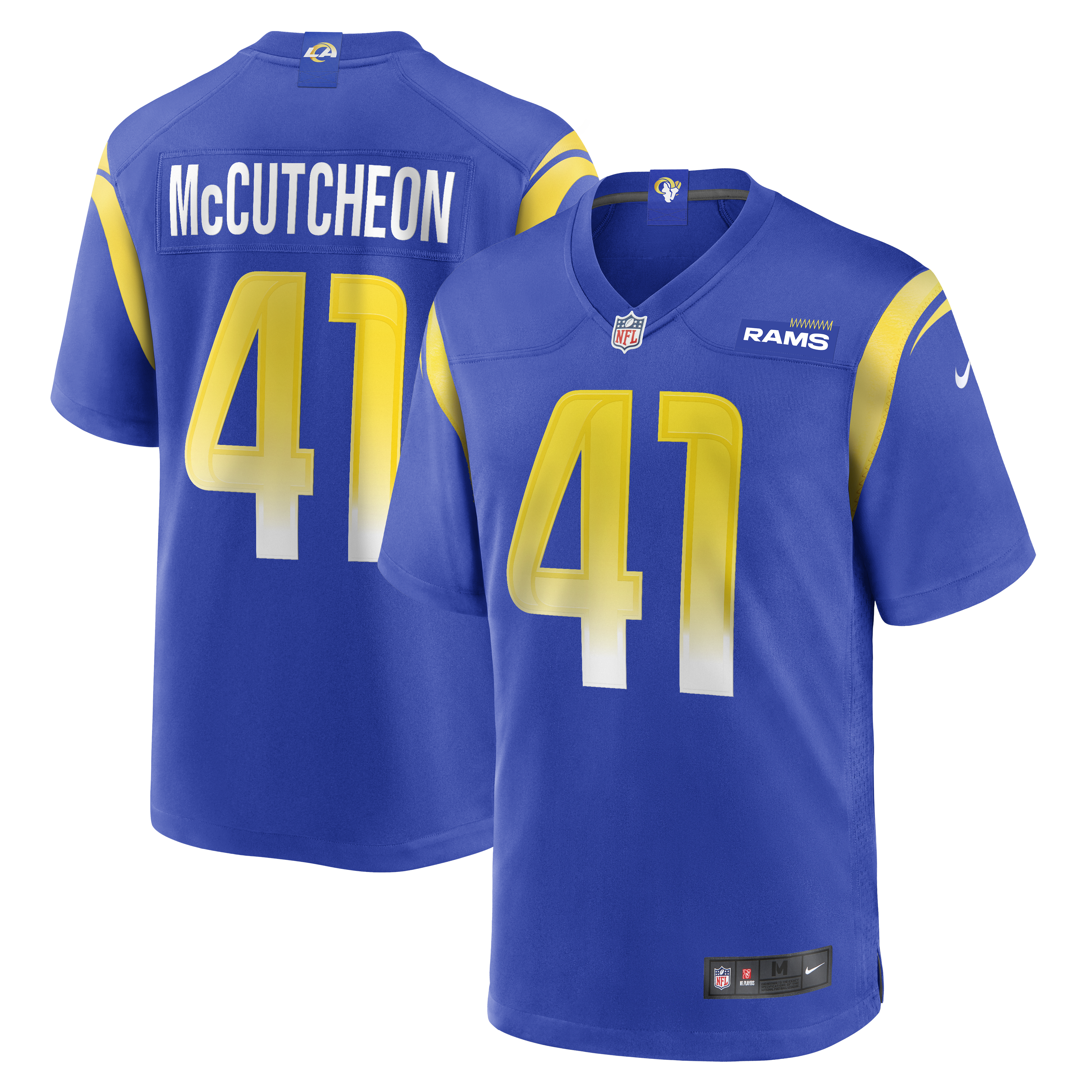 Cameron McCutcheon Los Angeles Rams Game Jersey - Men's