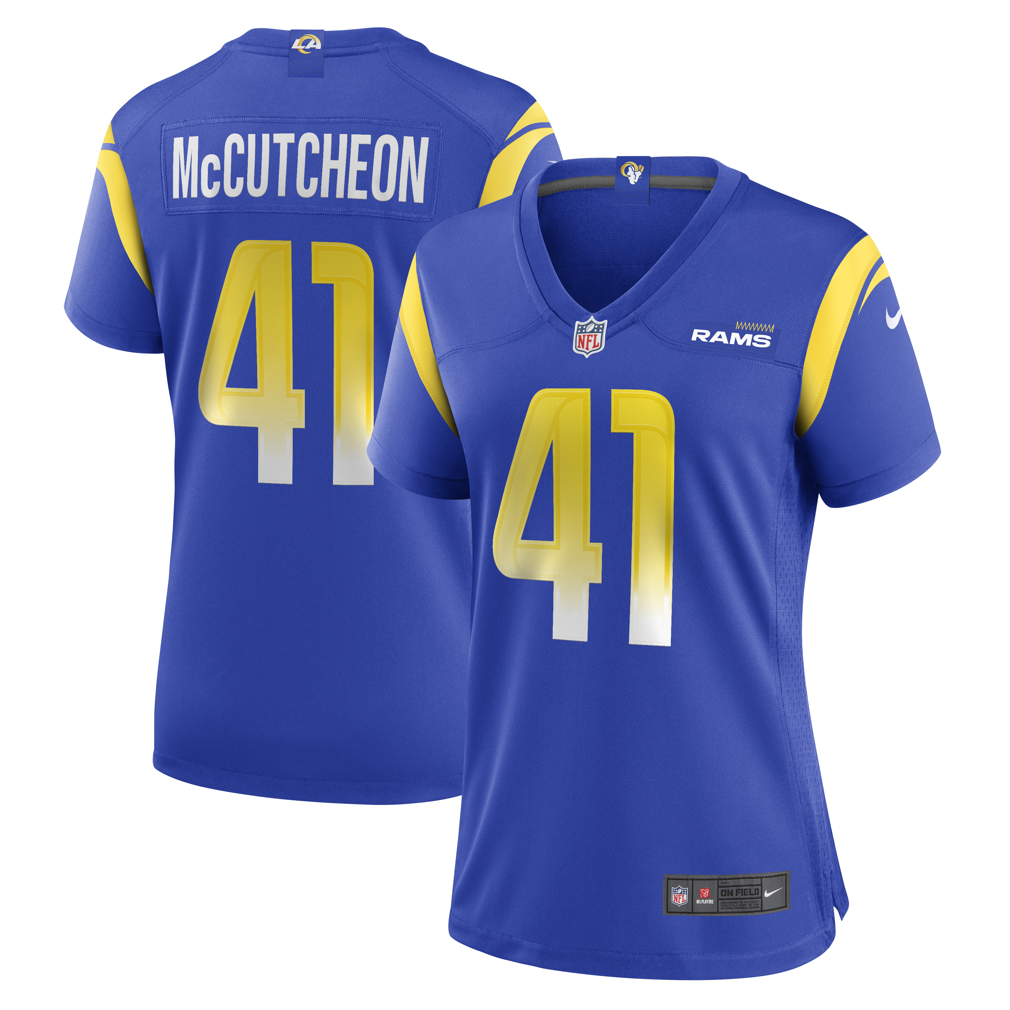 Cameron McCutcheon Los Angeles Rams Game Jersey - Women's