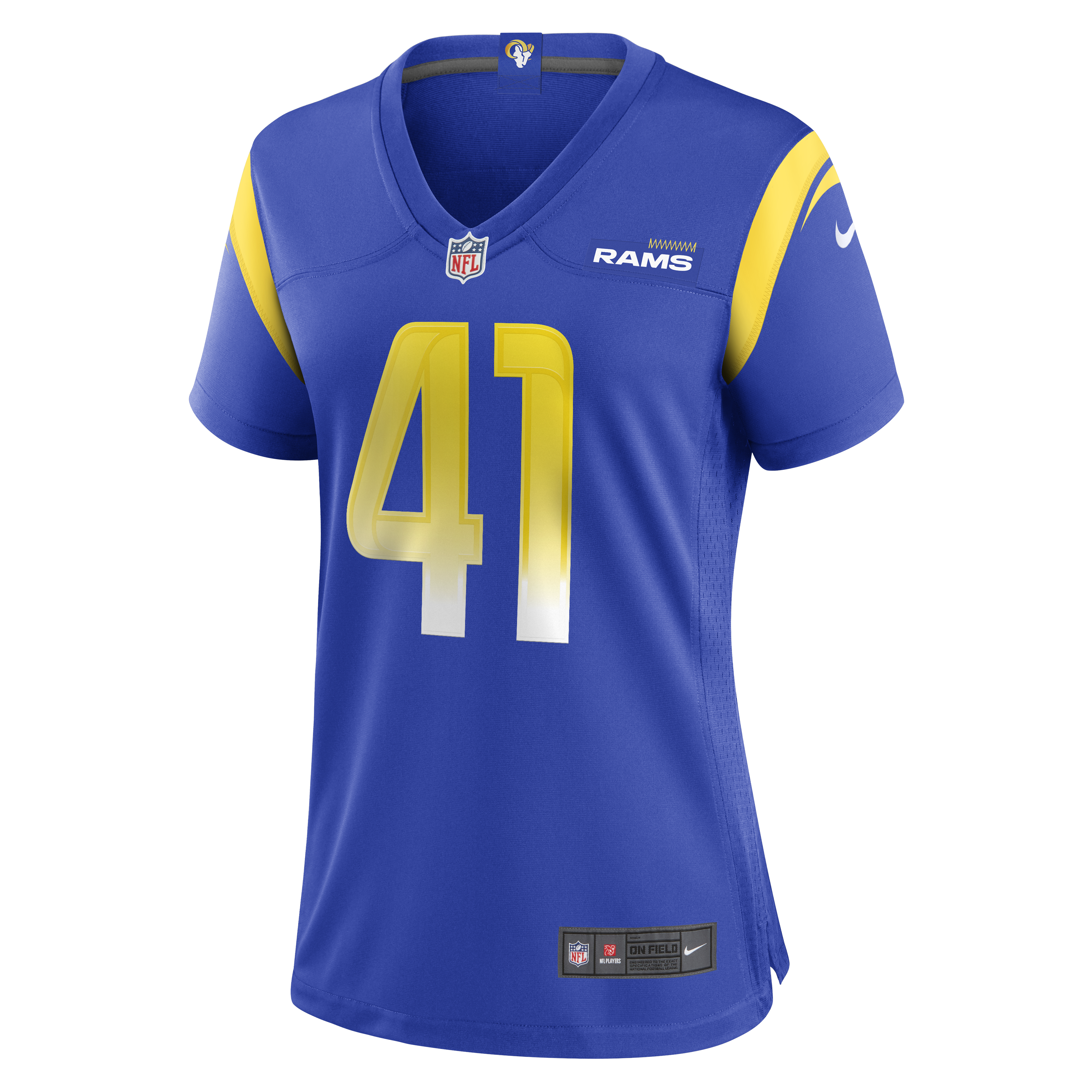Alternative view of Cameron McCutcheon Los Angeles Rams Game Jersey - Women's