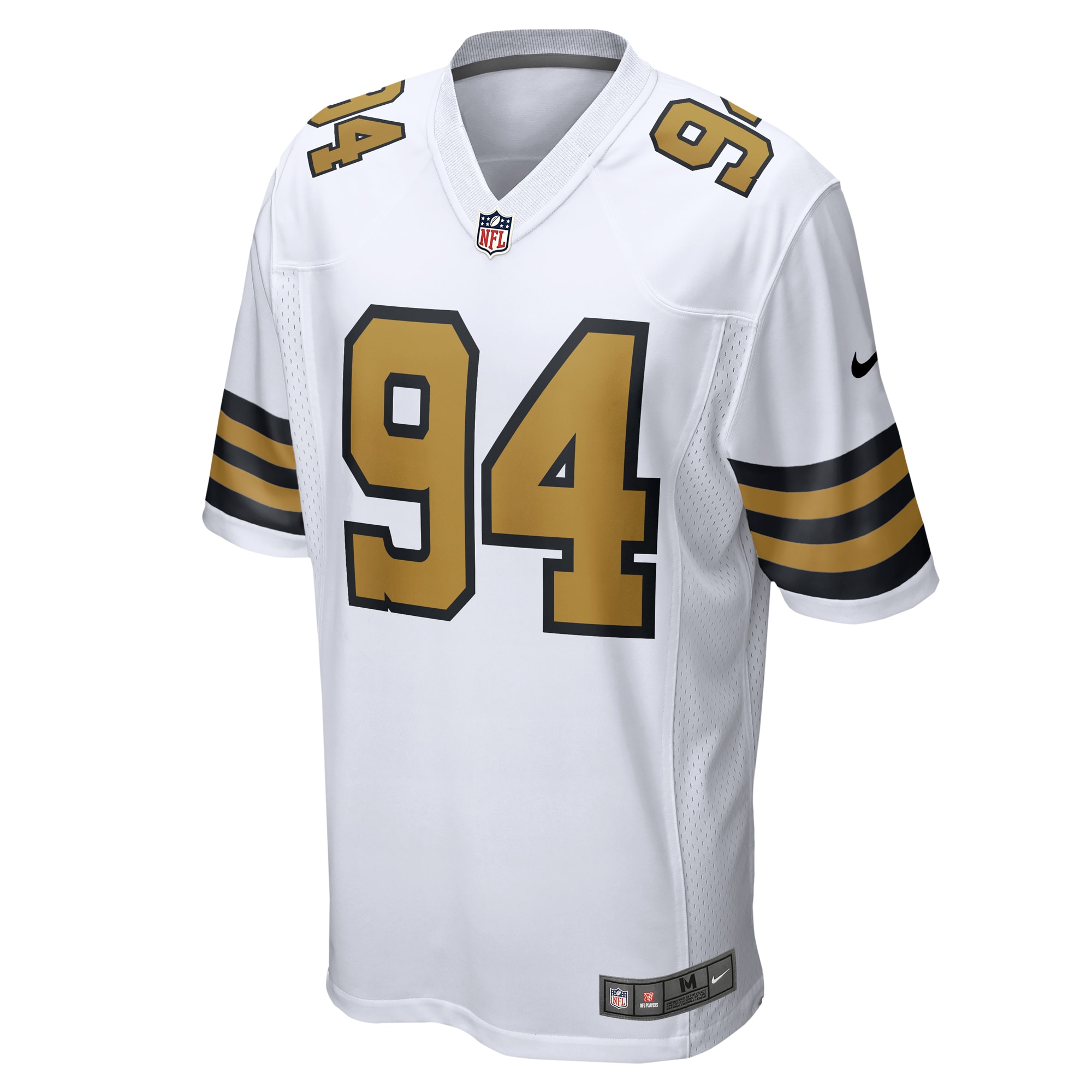 Alternative view of Cameron New Orleans Saints Alternate Game Jersey - Men's