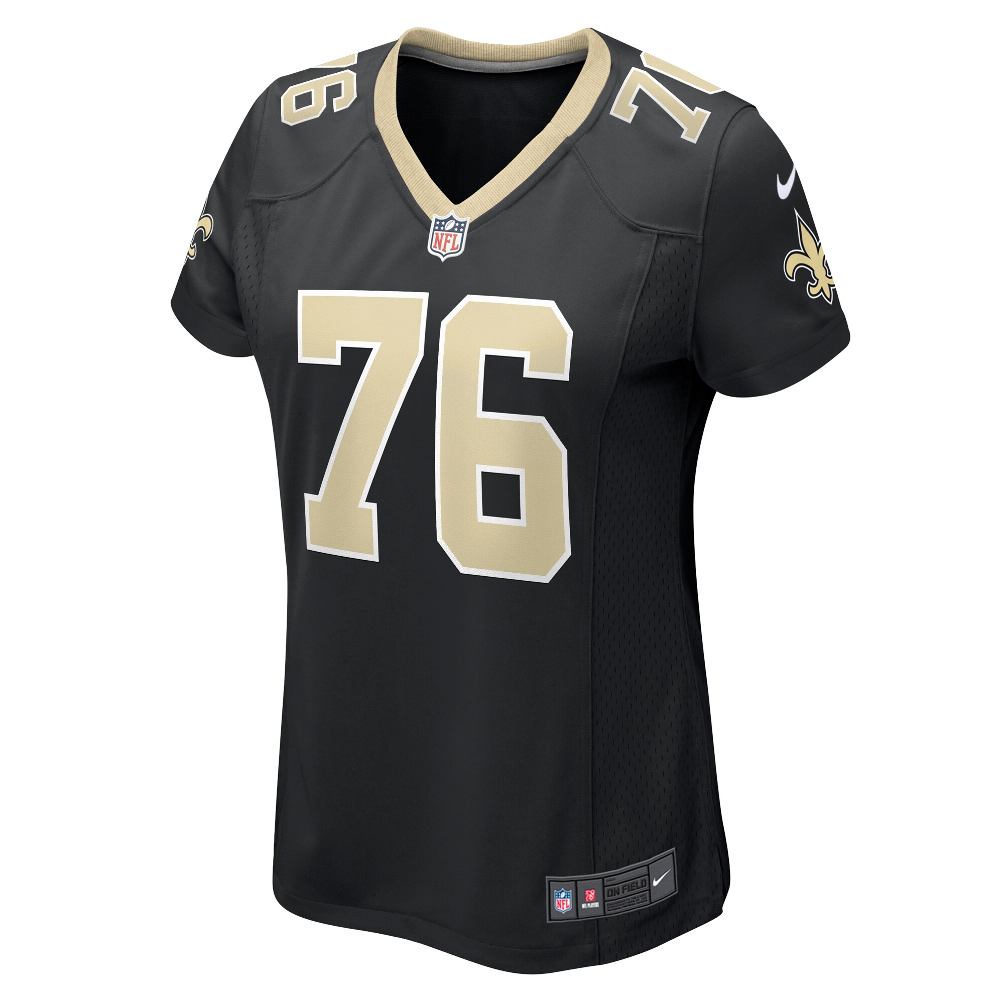 Alternative view of Camron Peterson New Orleans Saints Game Jersey - Women's