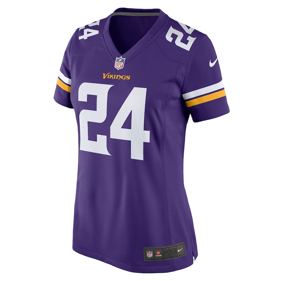 Alternative view of Camryn Bynum #24 Minnesota Vikings Game Jersey - Women's | Purple