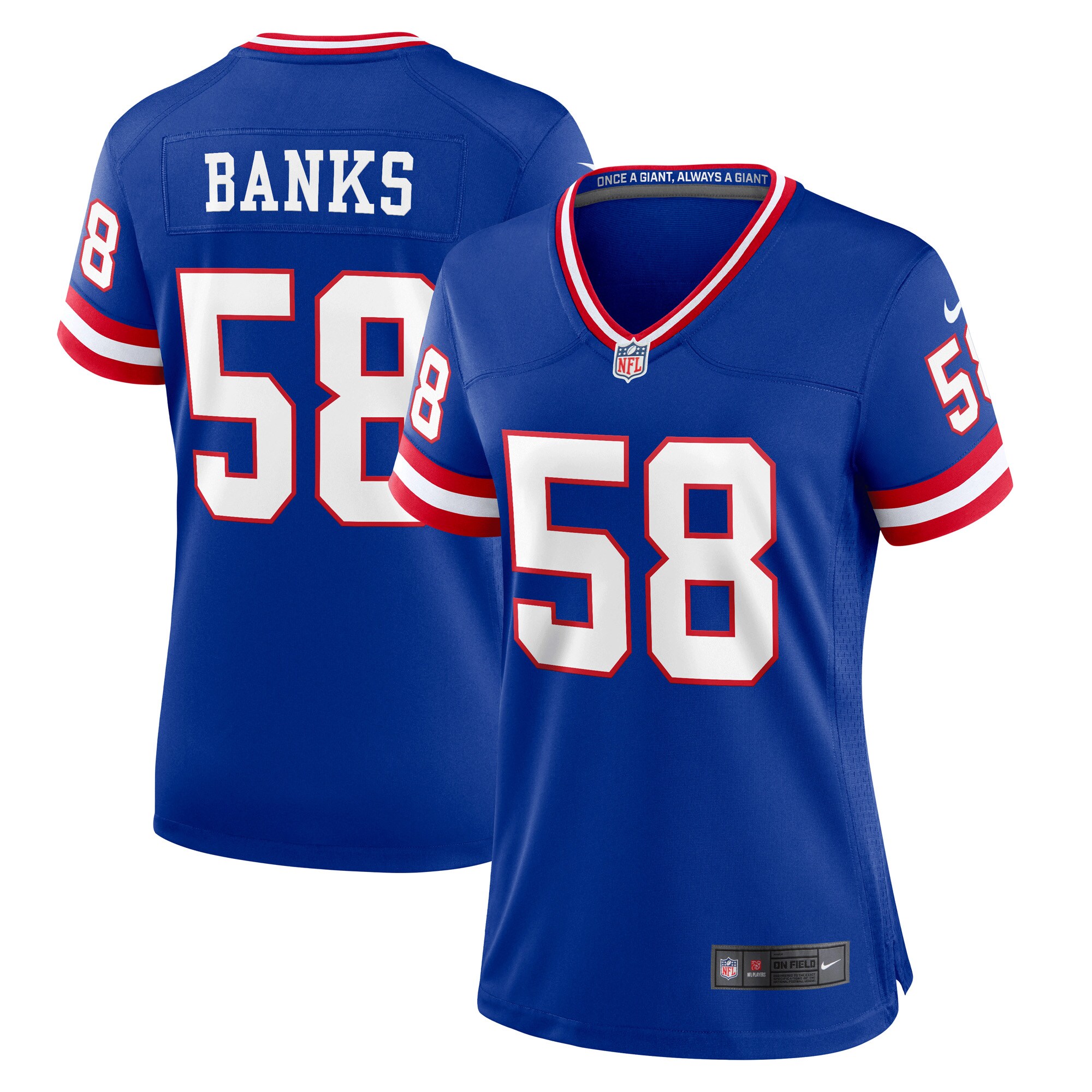 Carl Banks New York Giants Classic Game Jersey - Women's