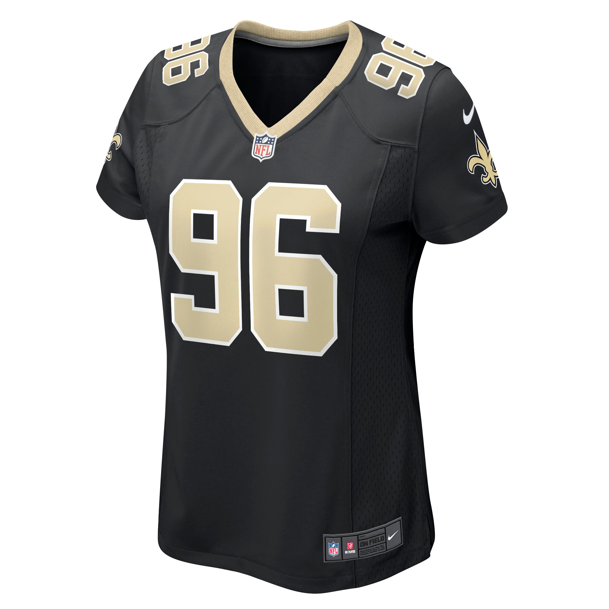 Alternative view of Carl Granderson New Orleans Saints Game Jersey - Women's