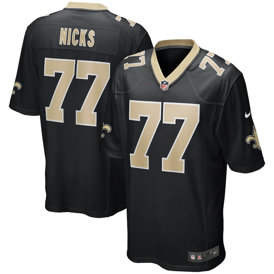 Carl Nicks #77 New Orleans Saints Game Jersey - Men's | Black