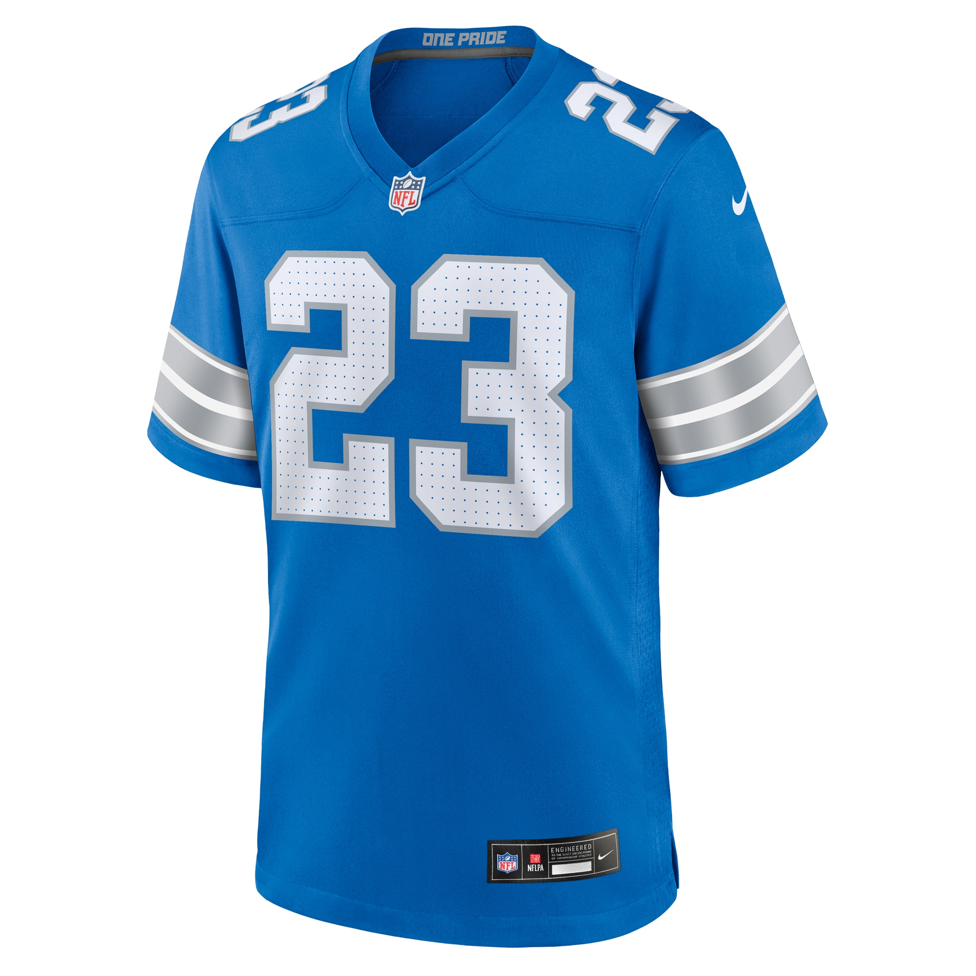 Alternative view of Carlton Davis Detroit Lions Game Jersey - Men's