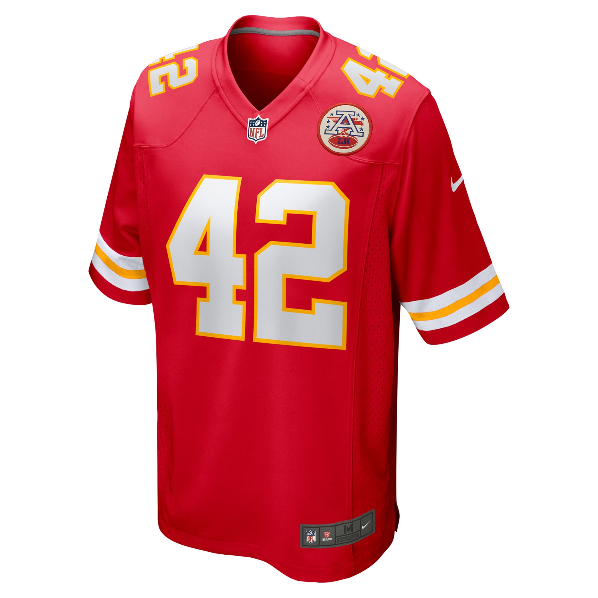 Alternative view of Carson Steele Kansas City Chiefs Game Jersey - Men's