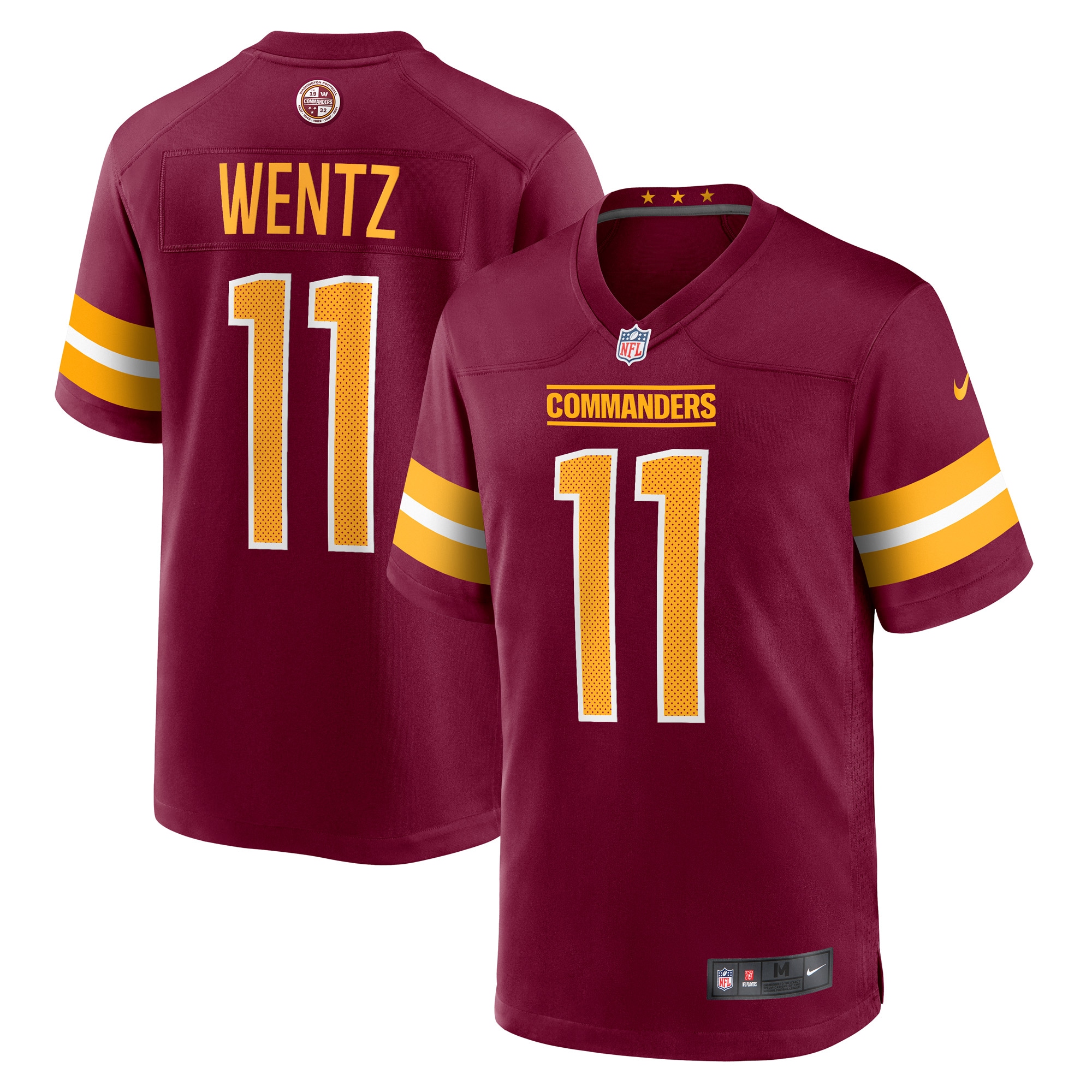 Carson Wentz Washington Commanders Game Jersey - Men's