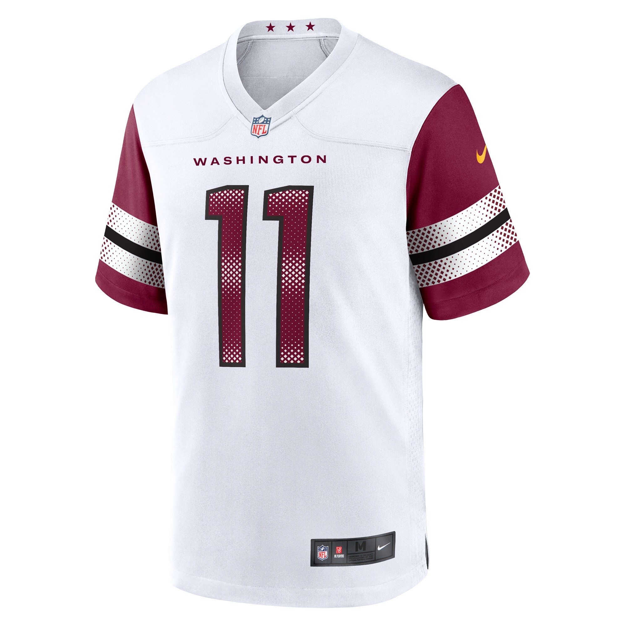 Alternative view of Carson Wentz Washington Commanders Game Jersey - Men's