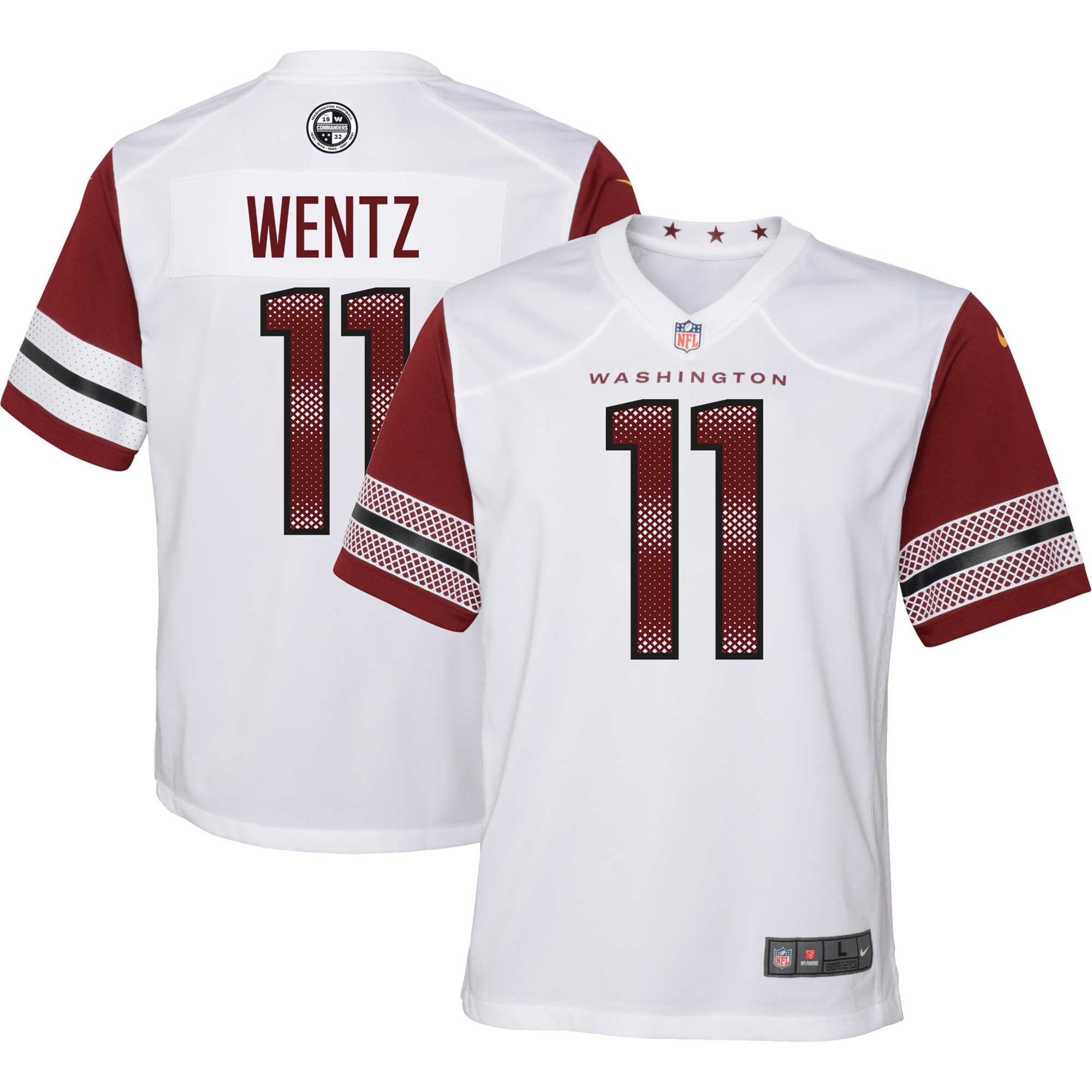 Carson Wentz Washington Commanders Game Jersey - Youth