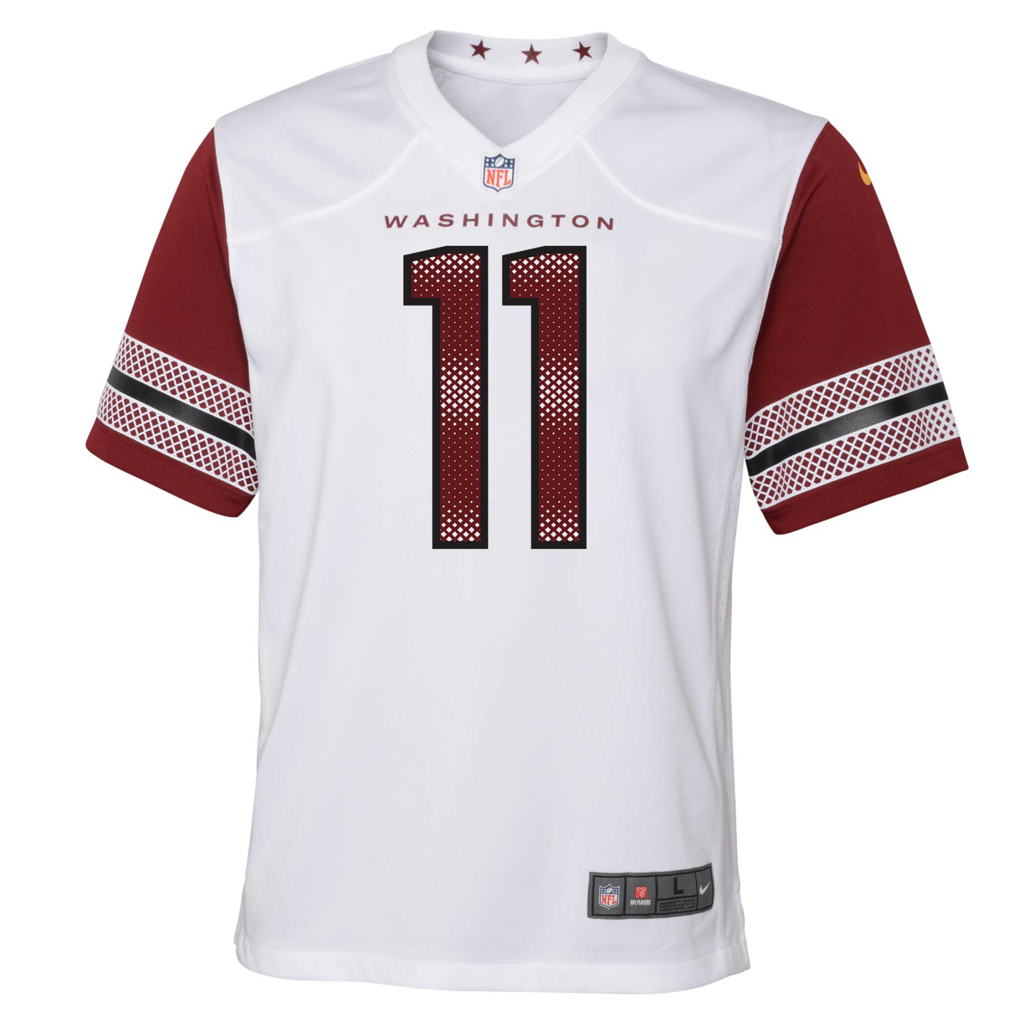Alternative view of Carson Wentz Washington Commanders Game Jersey - Youth