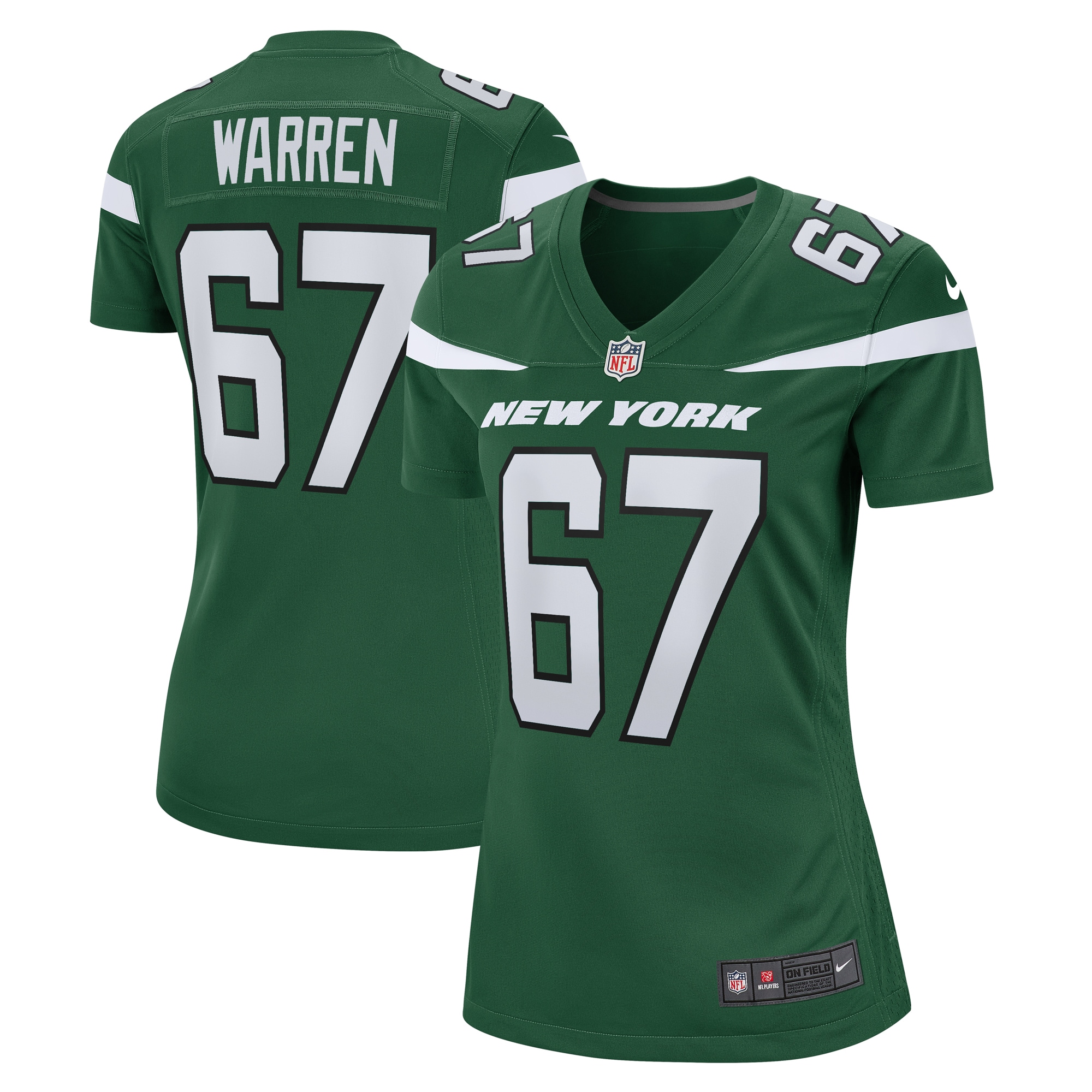 Carter Warren New York Jets Game Jersey - Women's