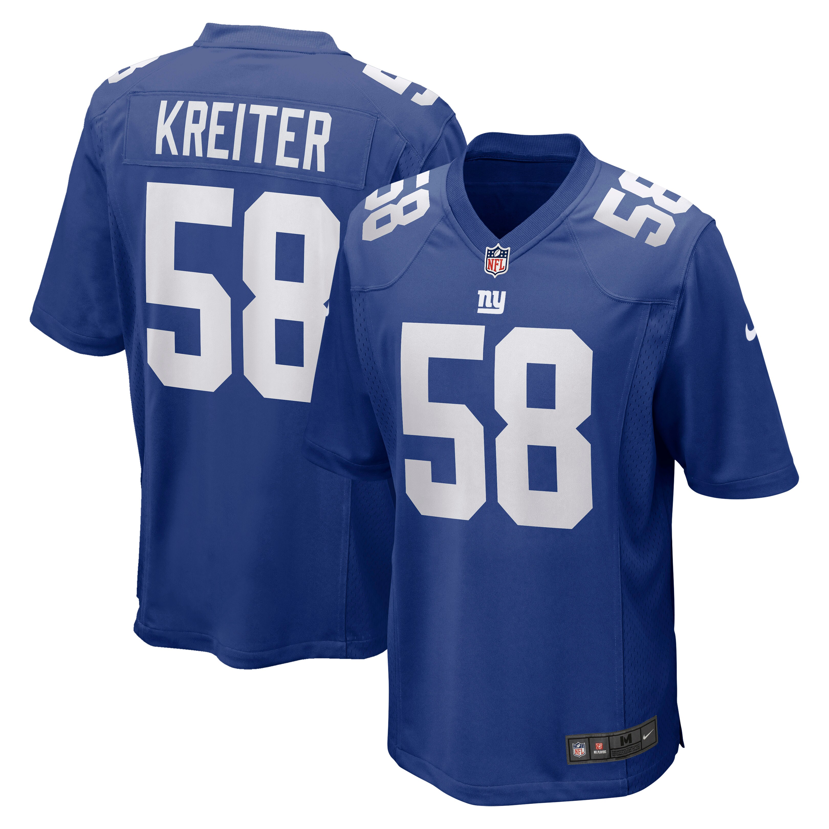Casey Kreiter New York Giants Game Jersey - Men's