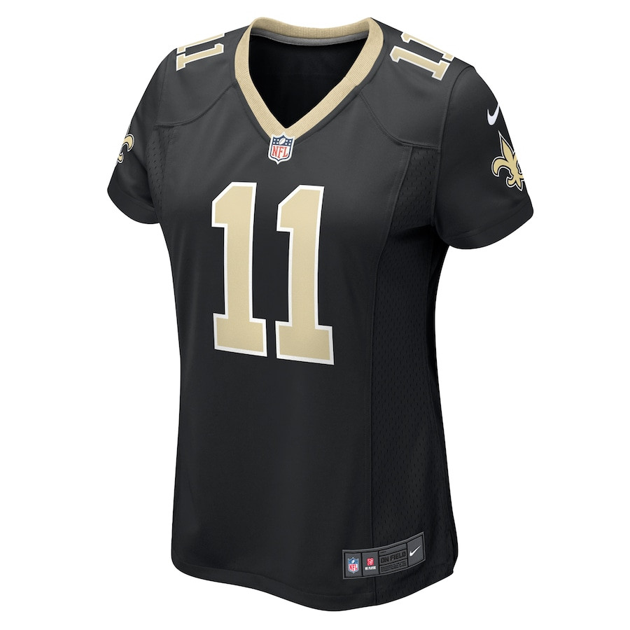 Alternative view of Cedrick Wilson Jr. #11 New Orleans Saints Game Jersey - Women's | Black
