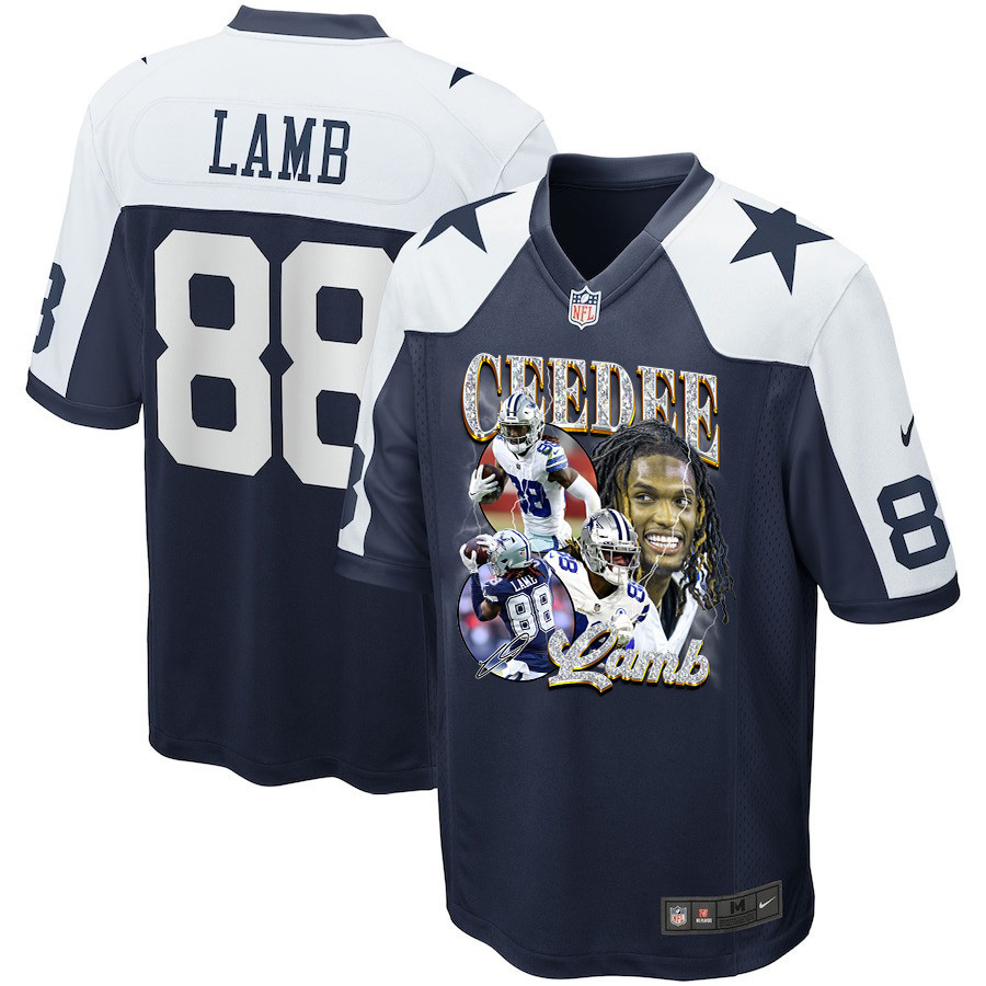 CeeDee Lamb #88 Dallas Cowboys Alternate Game Jersey - Men's | Navy