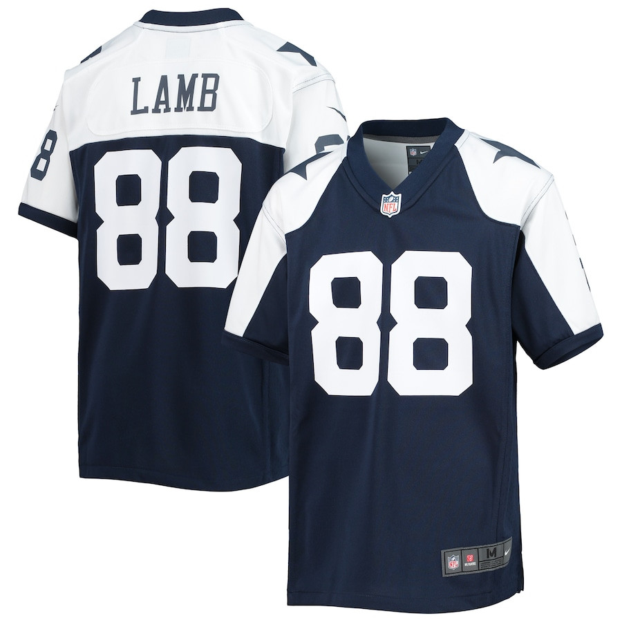 CeeDee Lamb #88 Dallas Cowboys Alternate Game Jersey - Youth | Navy