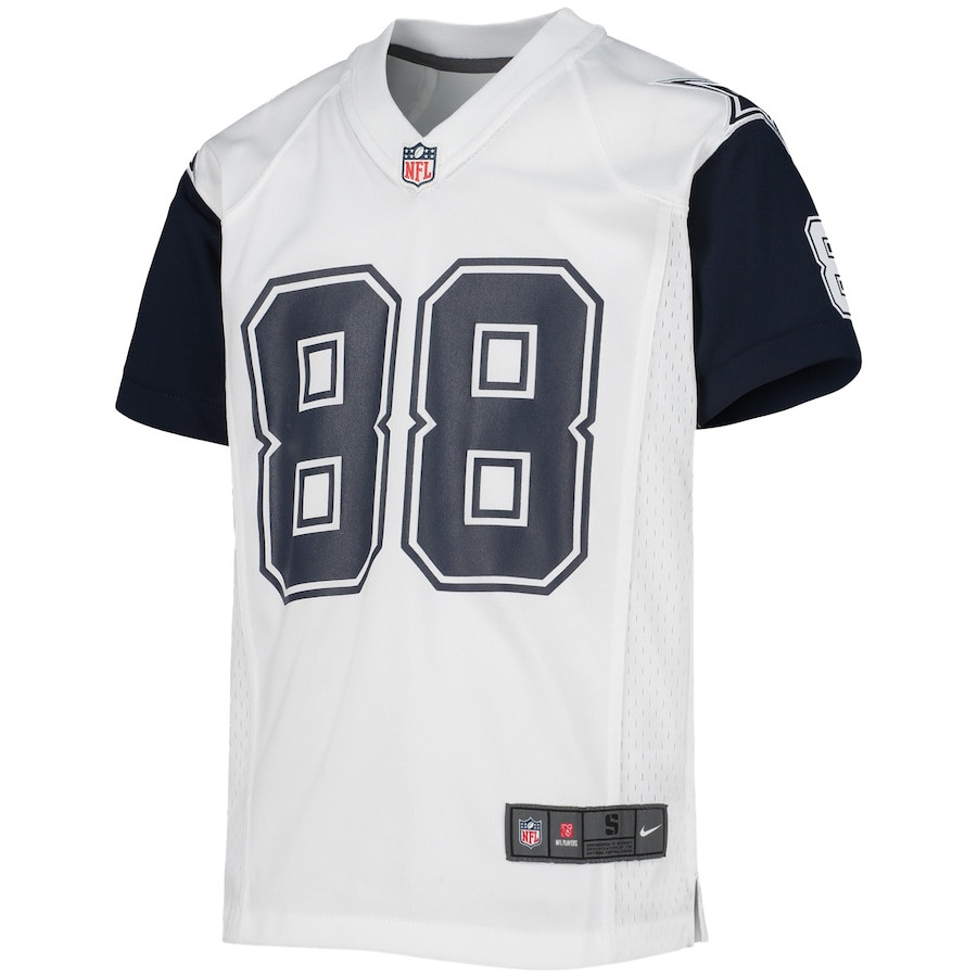 Alternative view of CeeDee Lamb #88 Dallas Cowboys Alternate Game Jersey - Youth | White