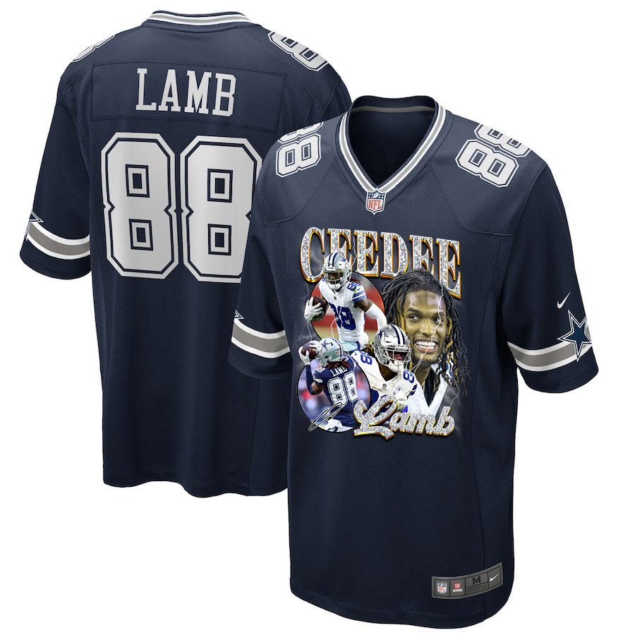 CeeDee Lamb #88 Dallas Cowboys Game Jersey - Men's | Navy