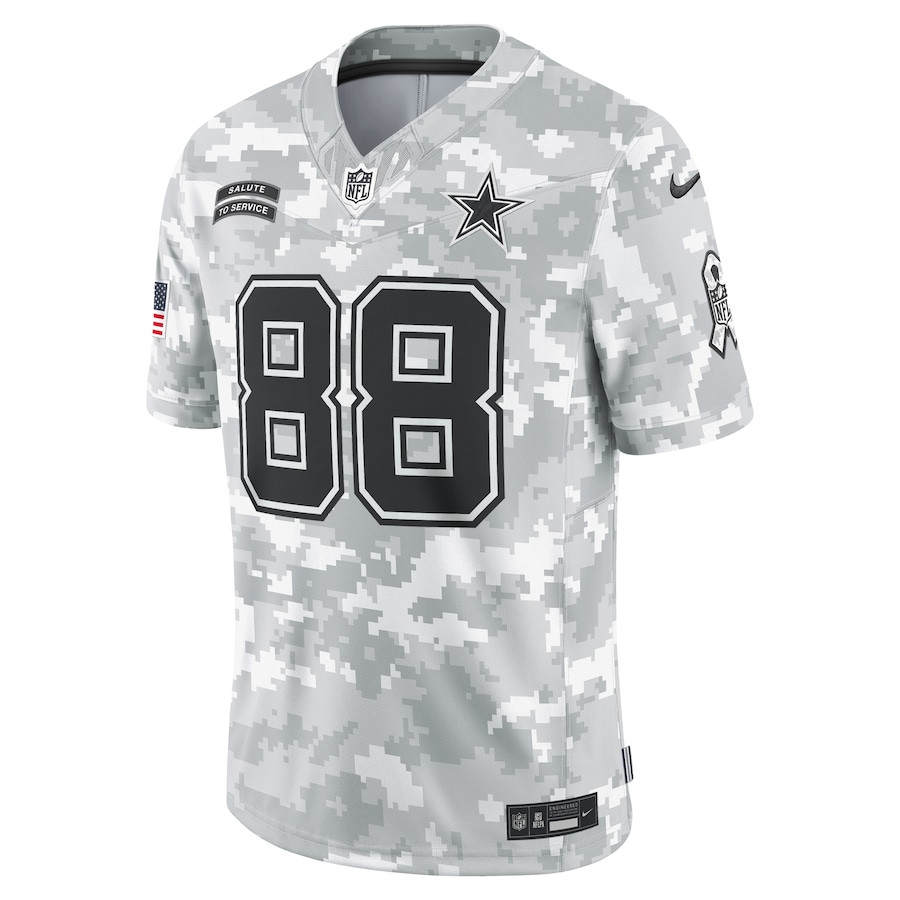 Alternative view of CeeDee Lamb #88 Dallas Cowboys Salute To Service Limited Jersey - Men's | Arctic Camo