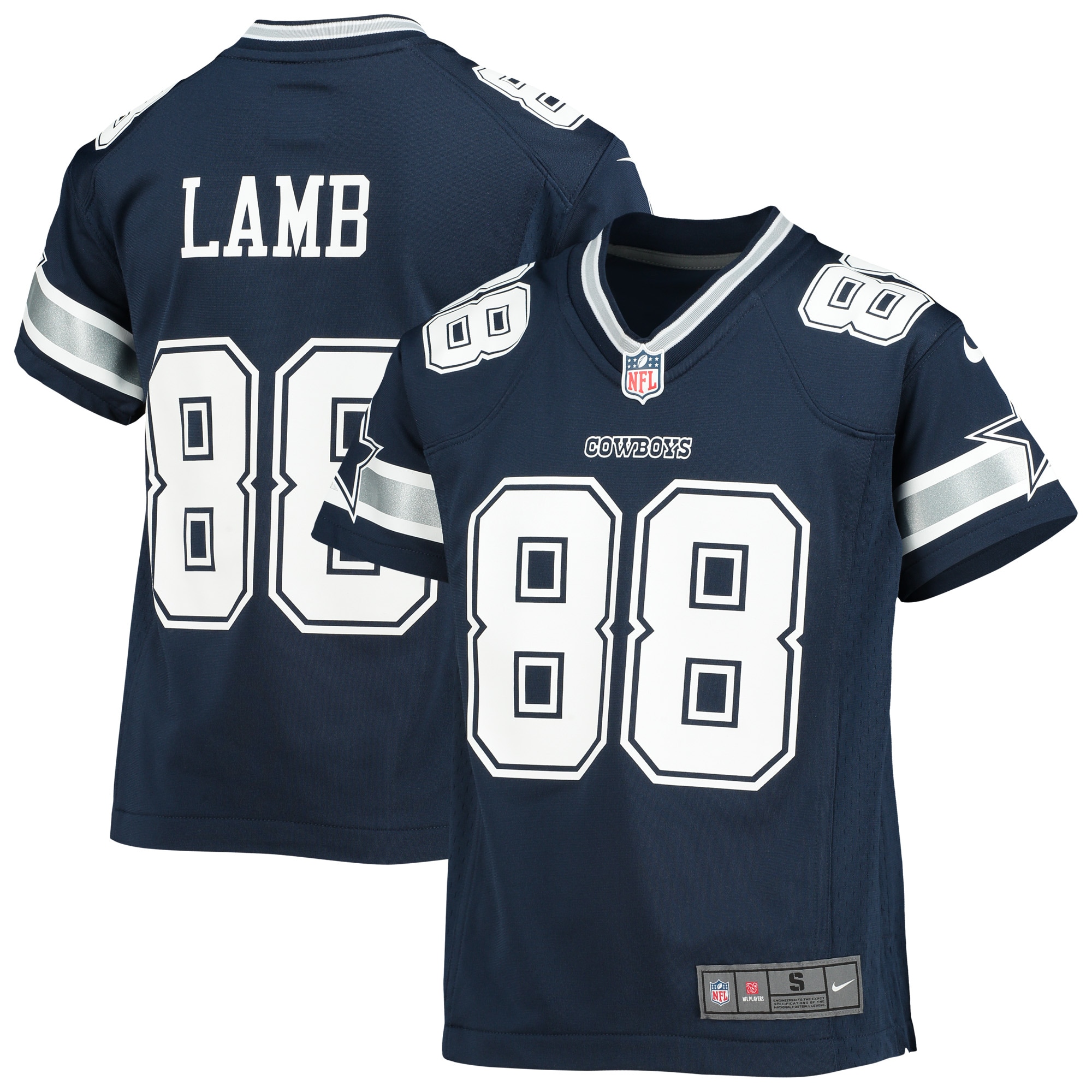 CeeDee Lamb Dallas Cowboys Game Jersey - Youth