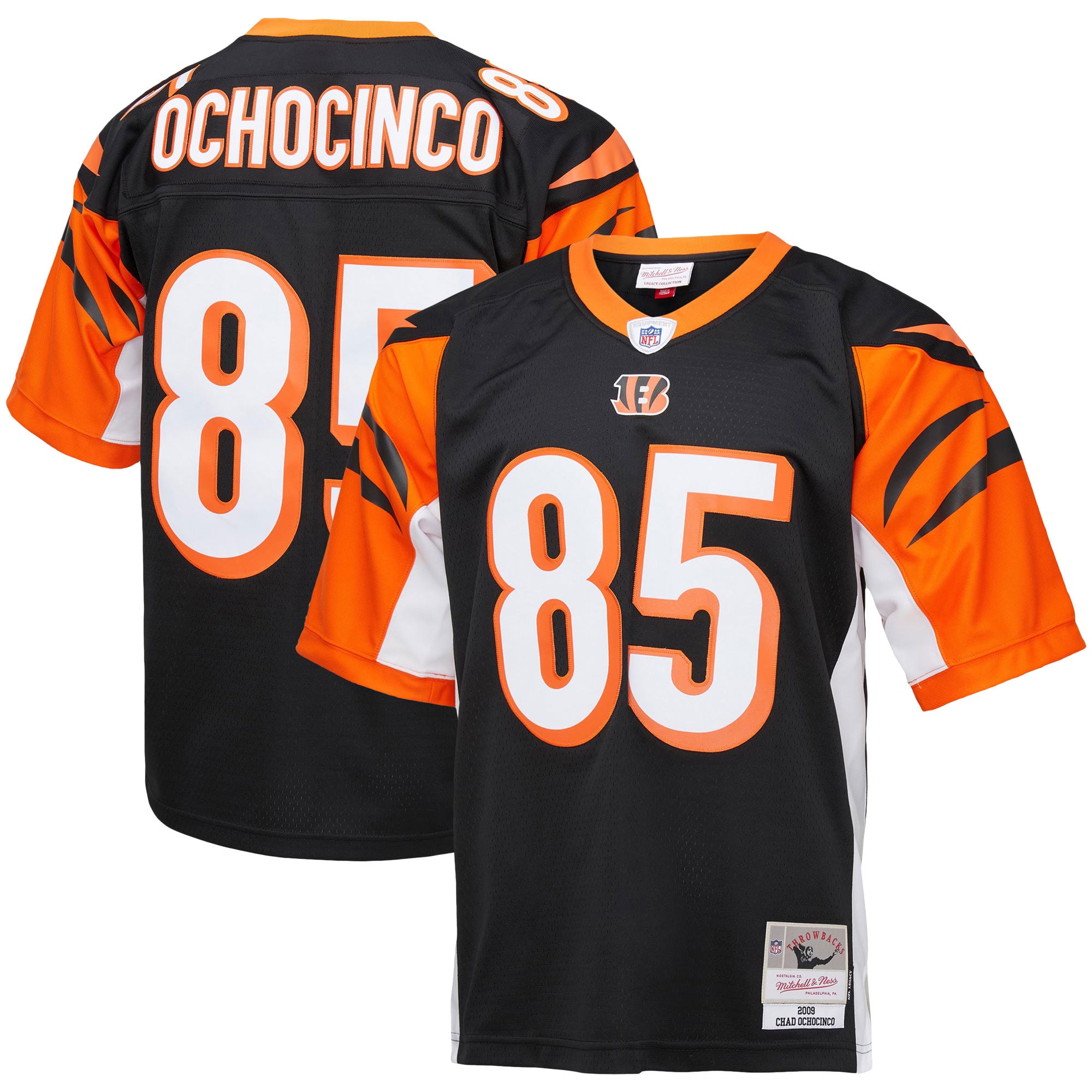 Chad Ochocinco Mitchell & Ness Cincinnati Bengals Retired Player Game Jersey - Men's